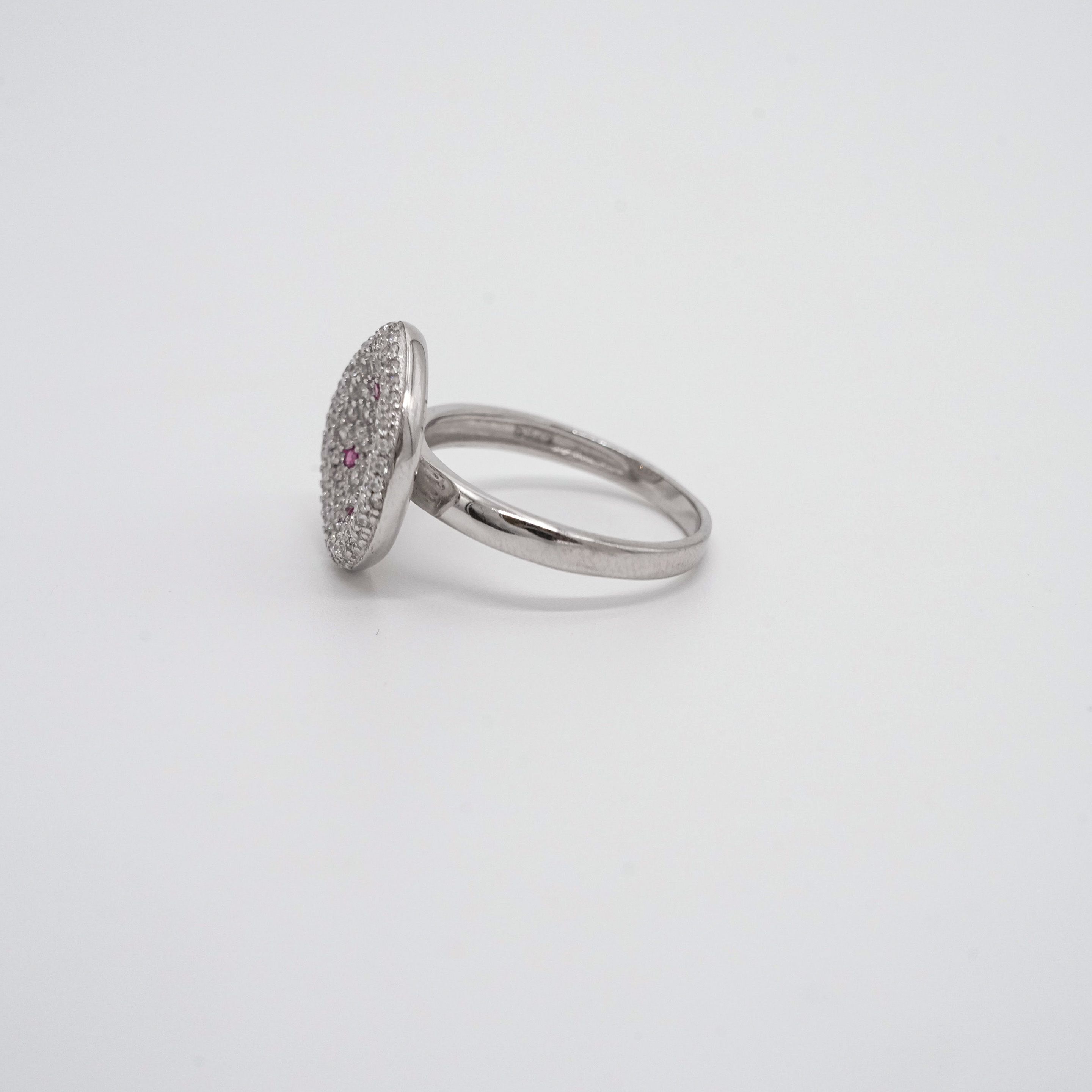 Arham Silver Palace - Silver Pave Ring