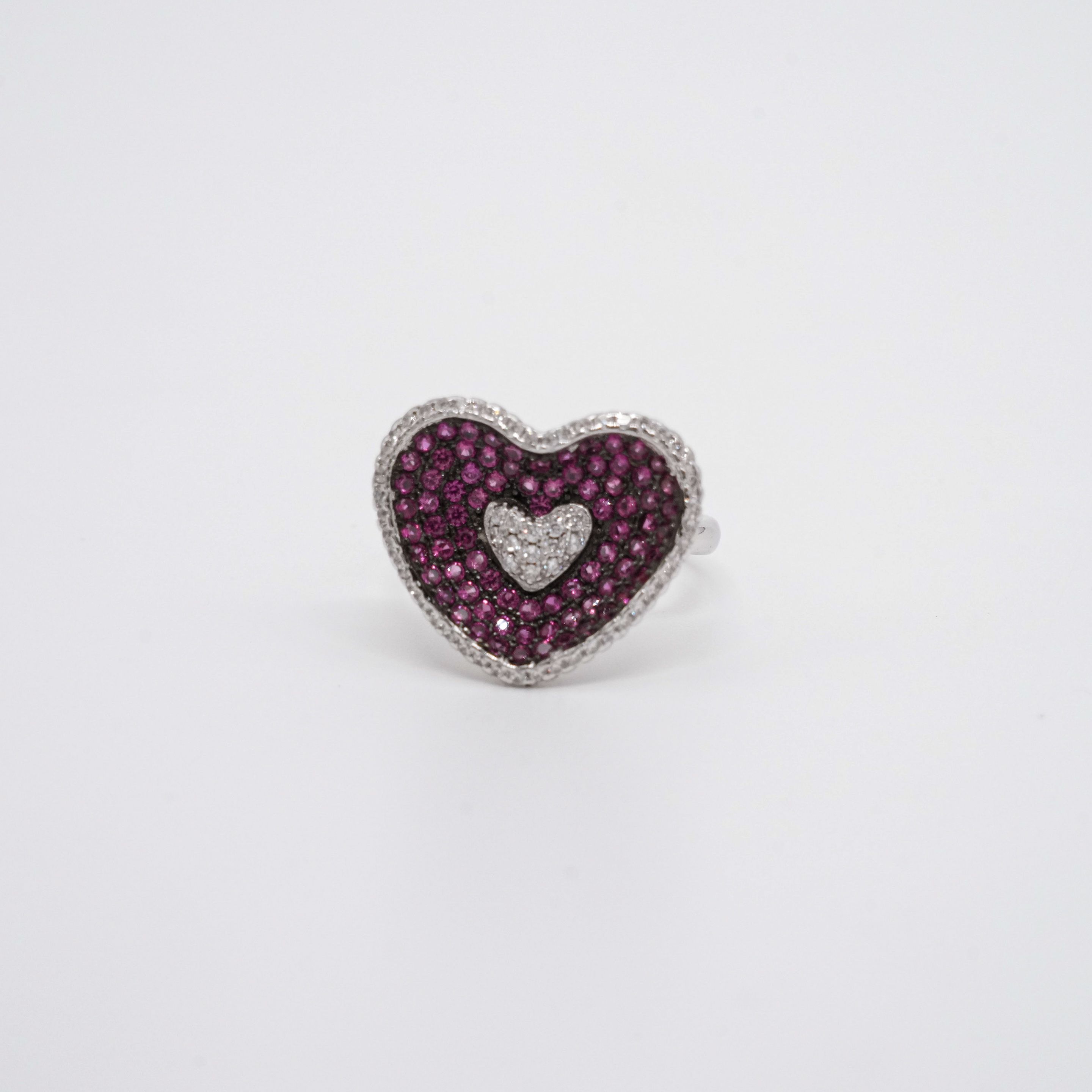 Arham Silver Palace - Silver Heart Ring