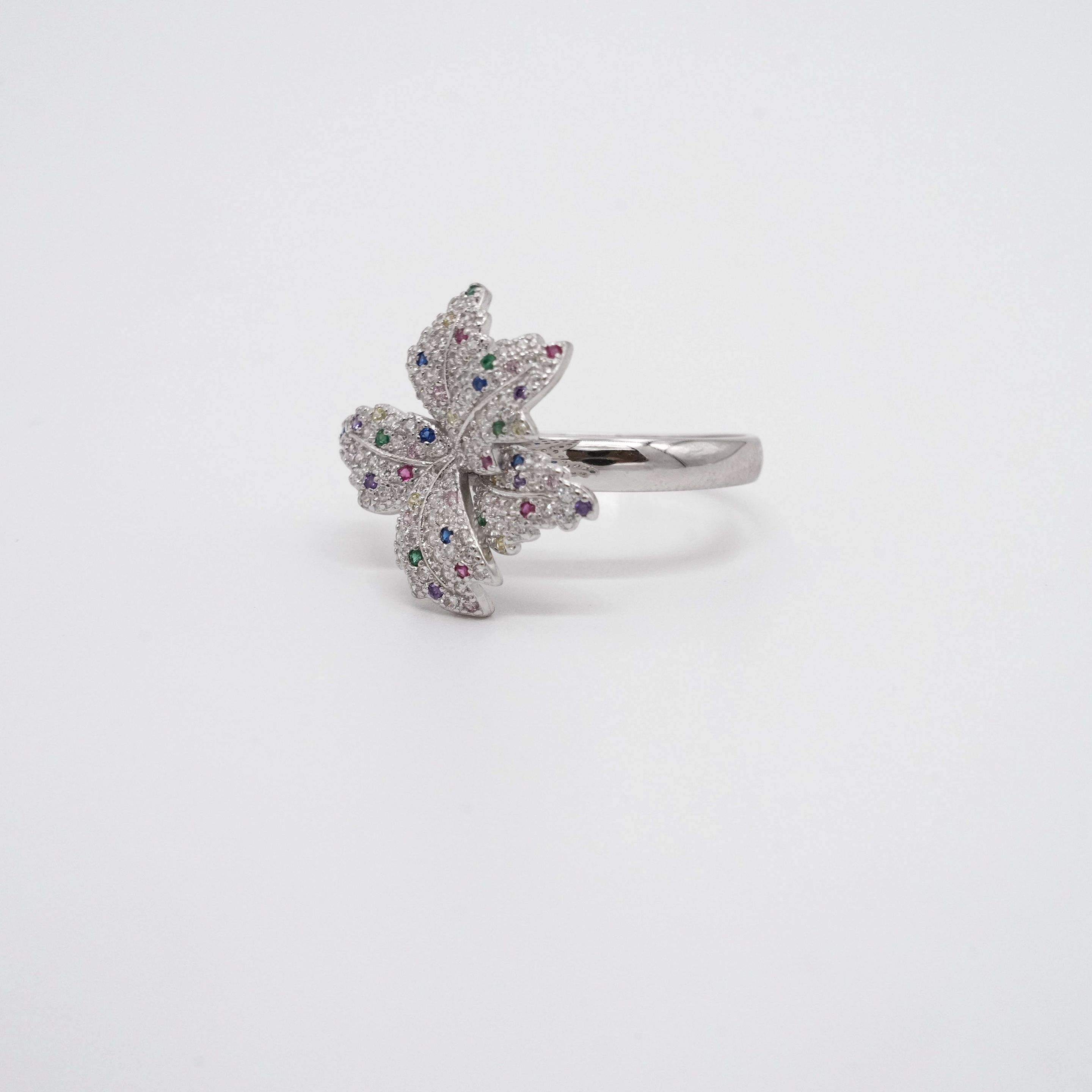 Arham Silver Palace - Silver Flower Ring