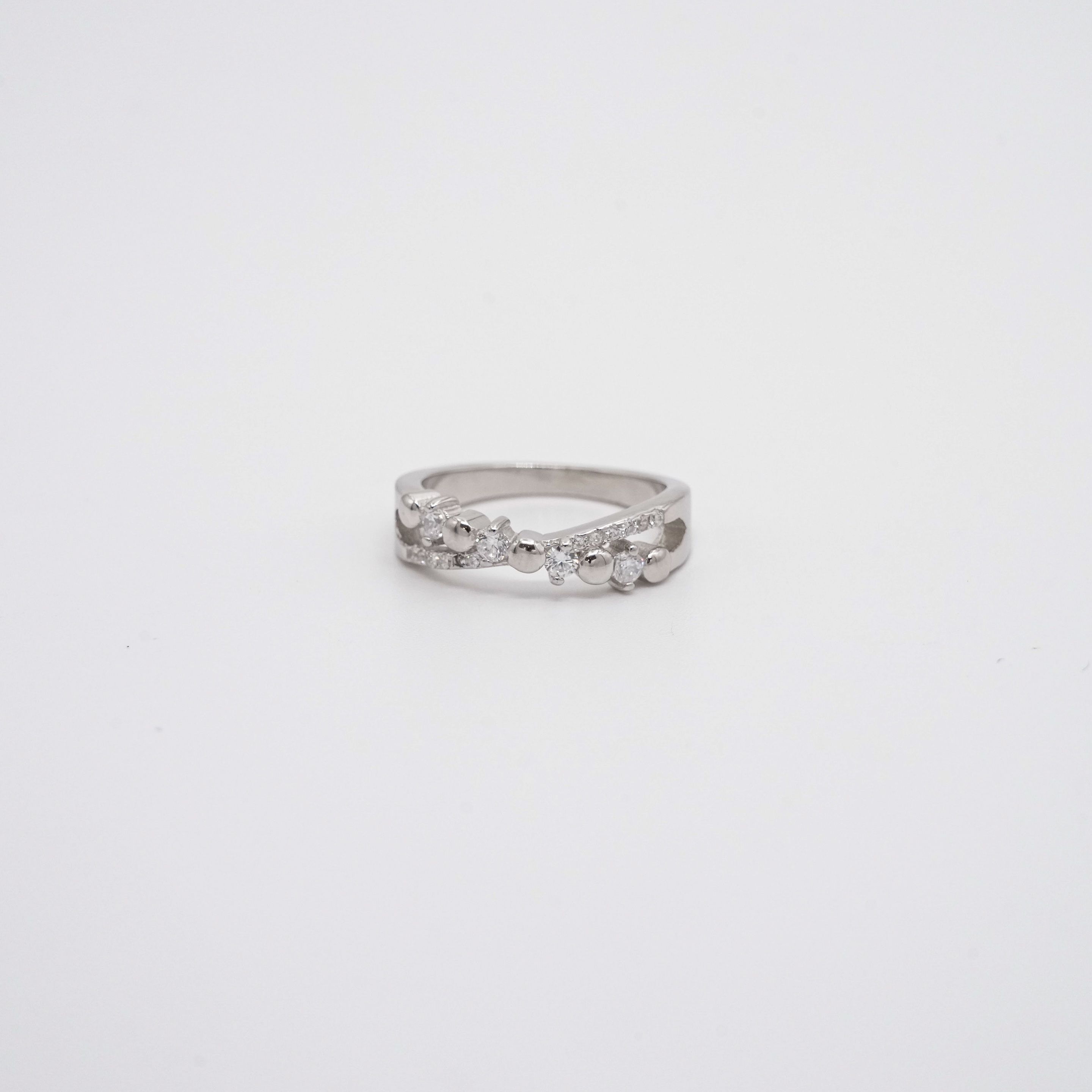 Arham Silver Palace - Silver Stone Ring