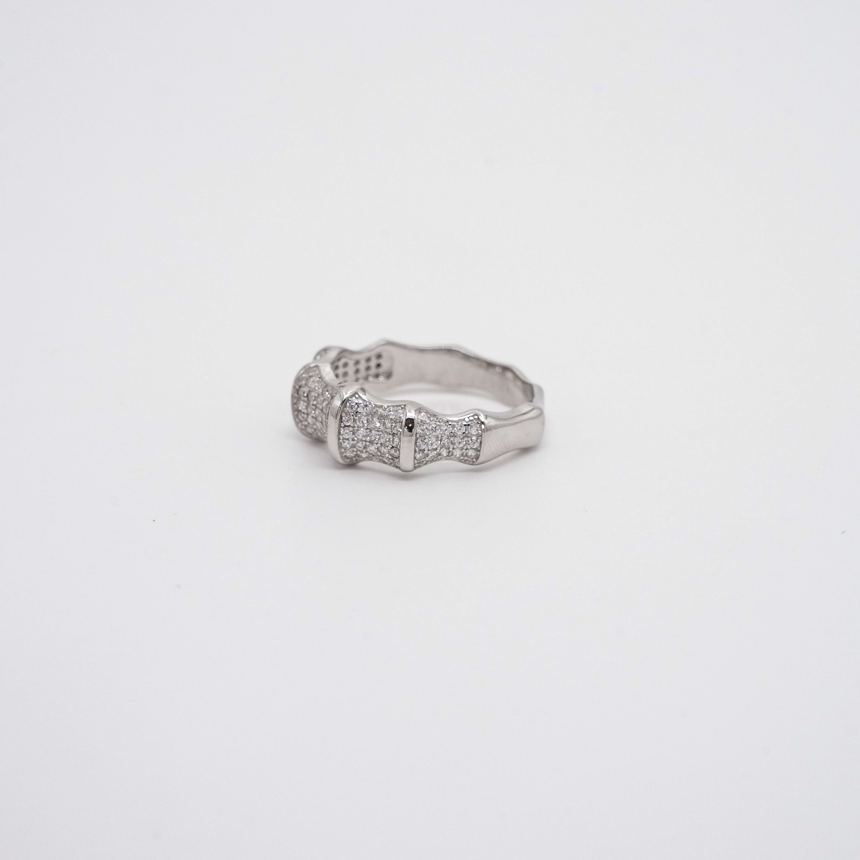 Arham Silver Palace - Silver Bamboo Ring