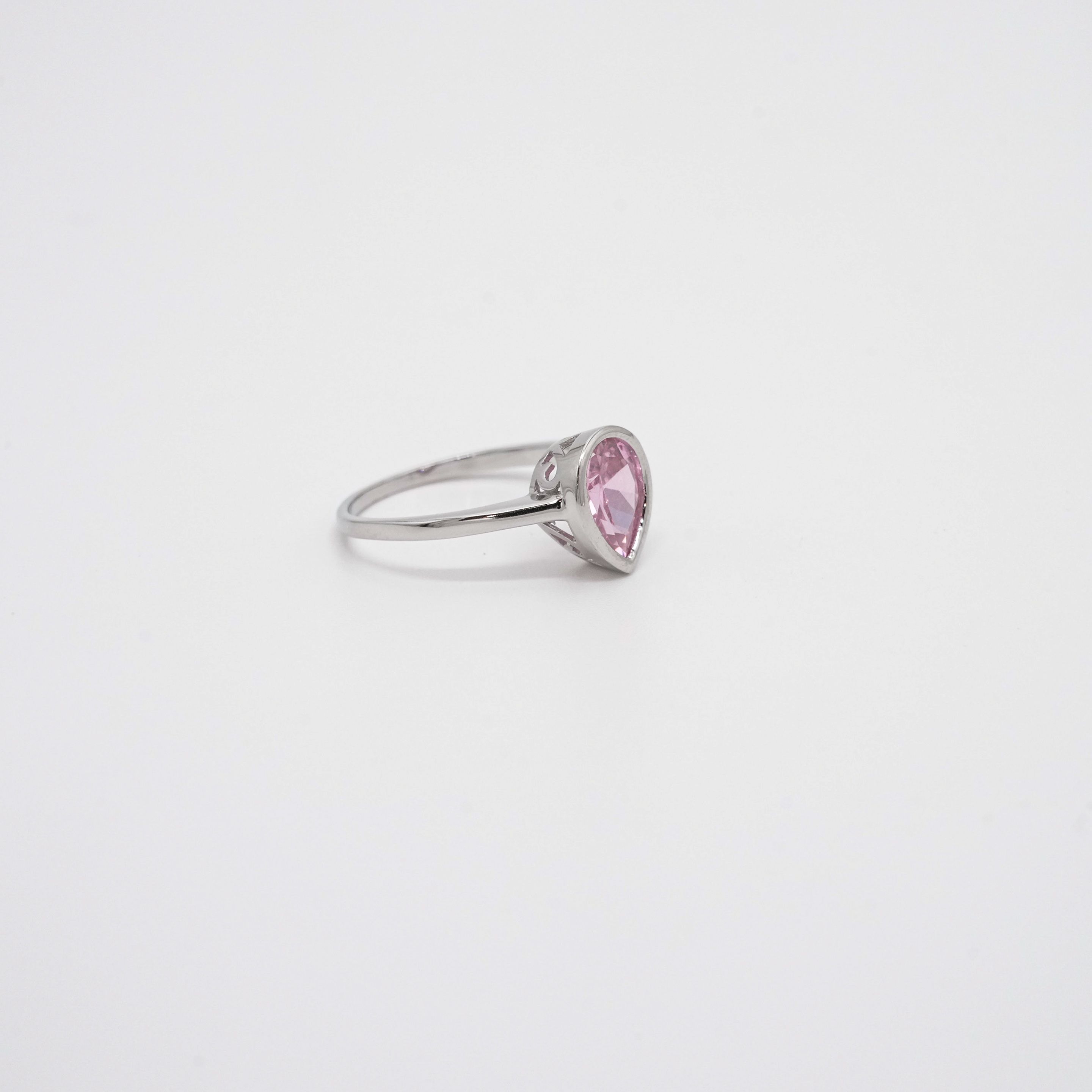 Arham Silver Palace - Silver Pink Ring