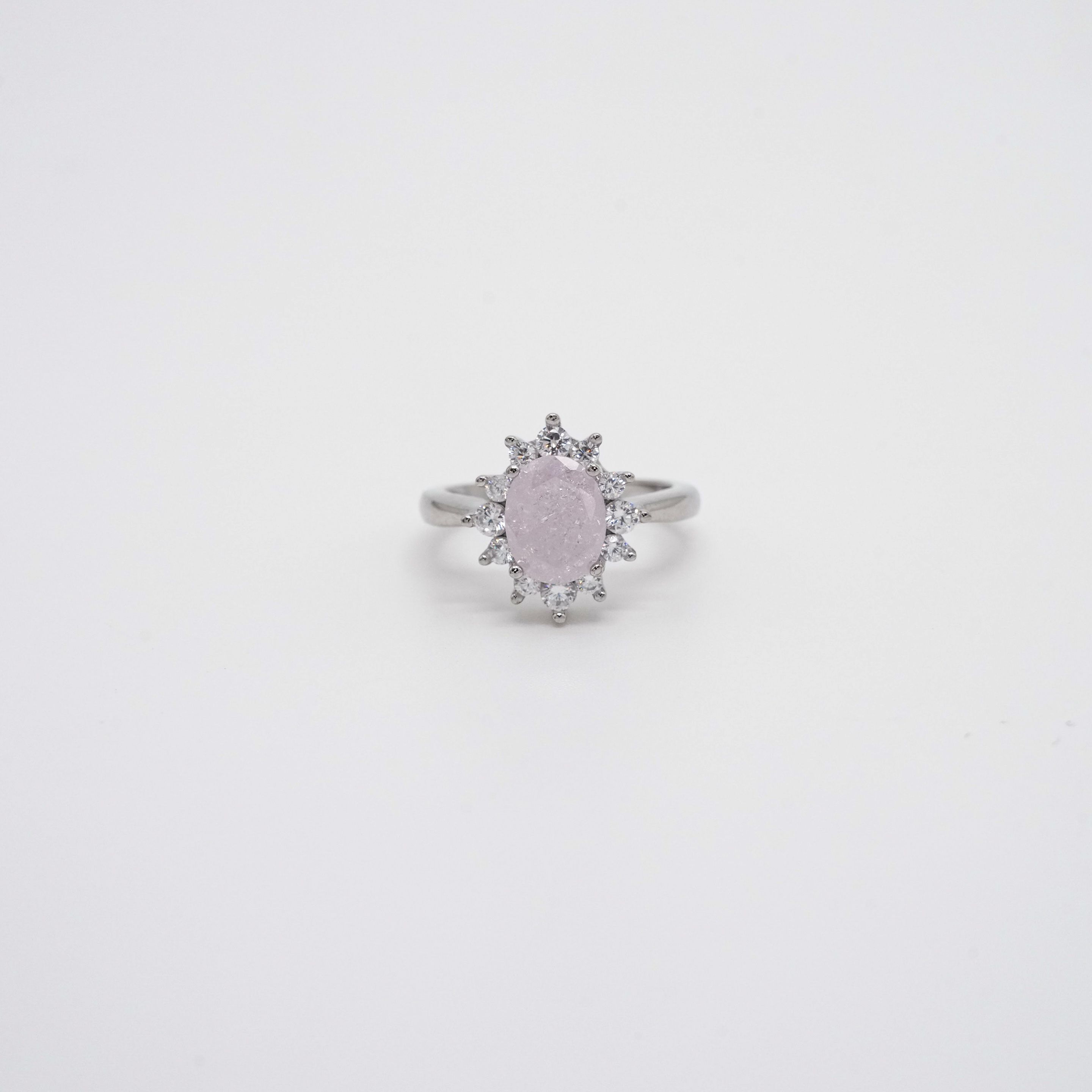 Arham Silver Palace - Silver Stone Ring