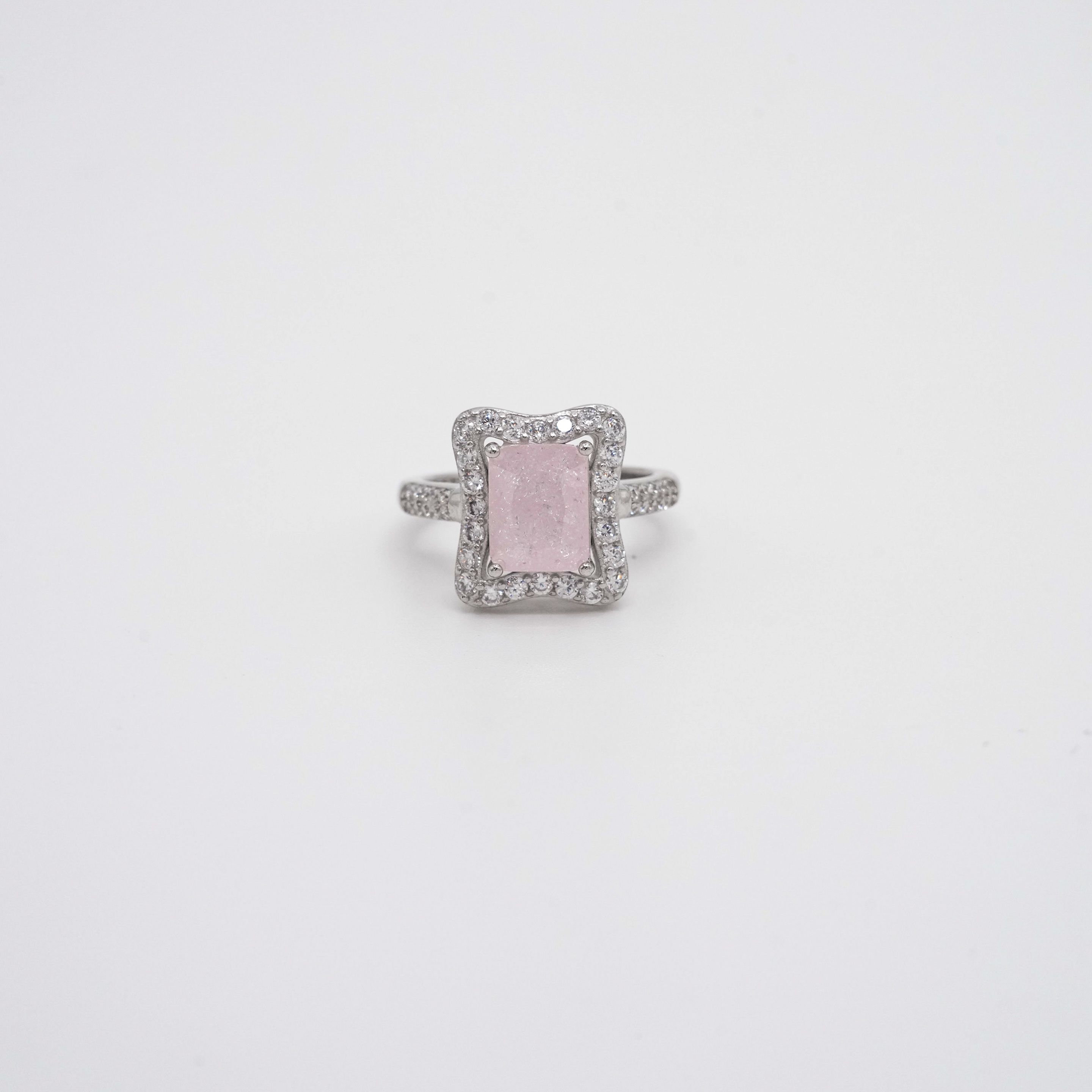 Arham Silver Palace - Silver Halo Ring