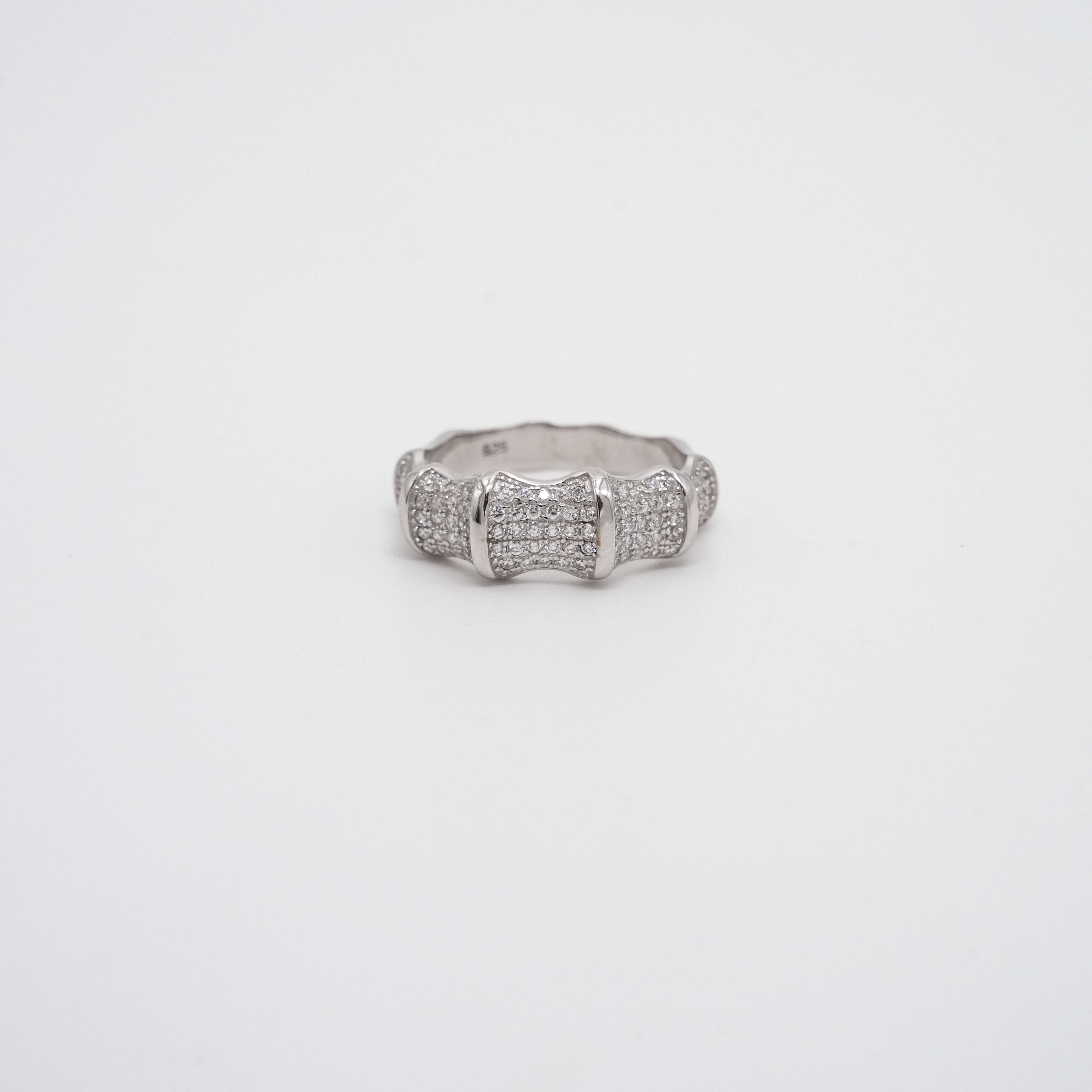 Arham Silver Palace - Silver Bamboo Ring