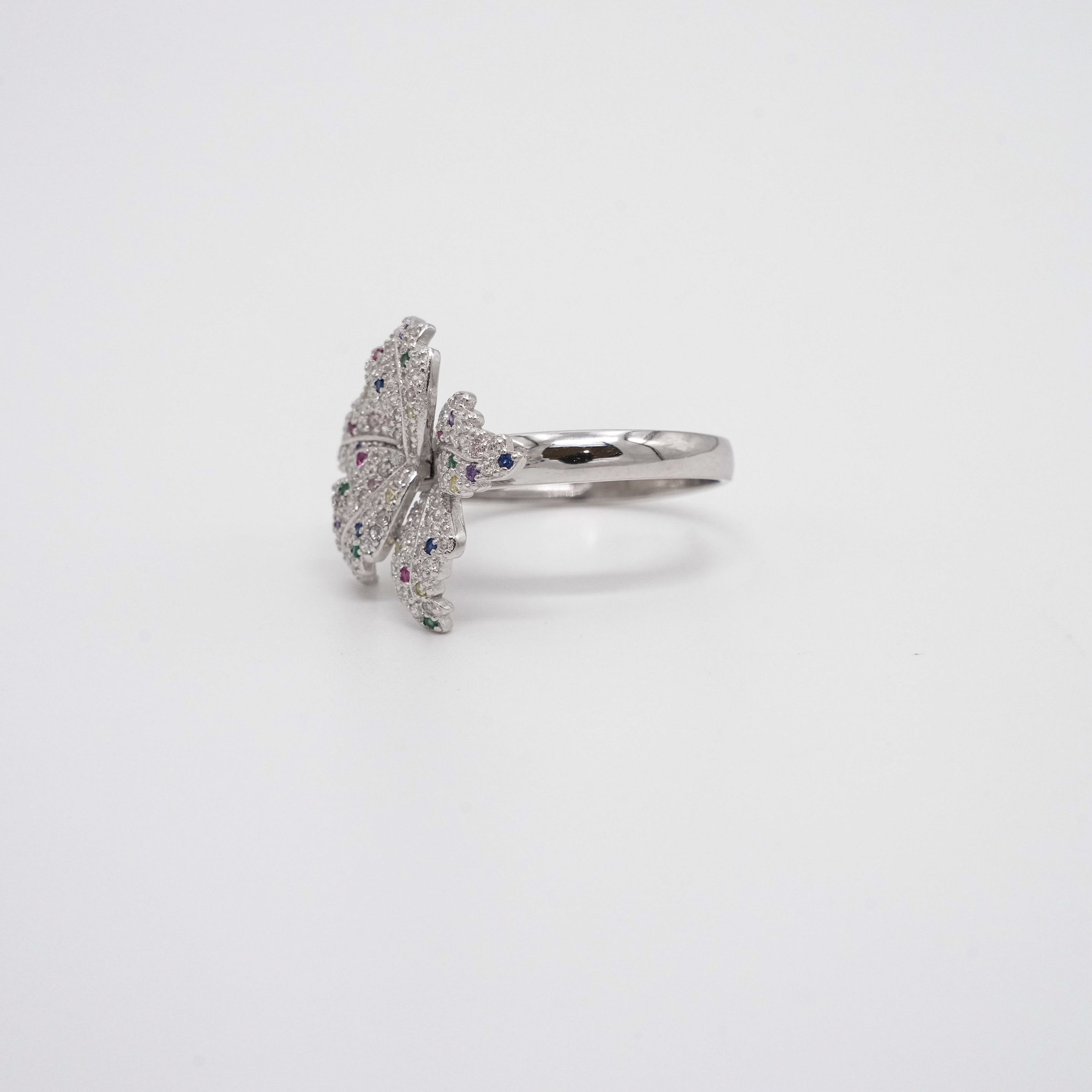 Arham Silver Palace - Silver Flower Ring