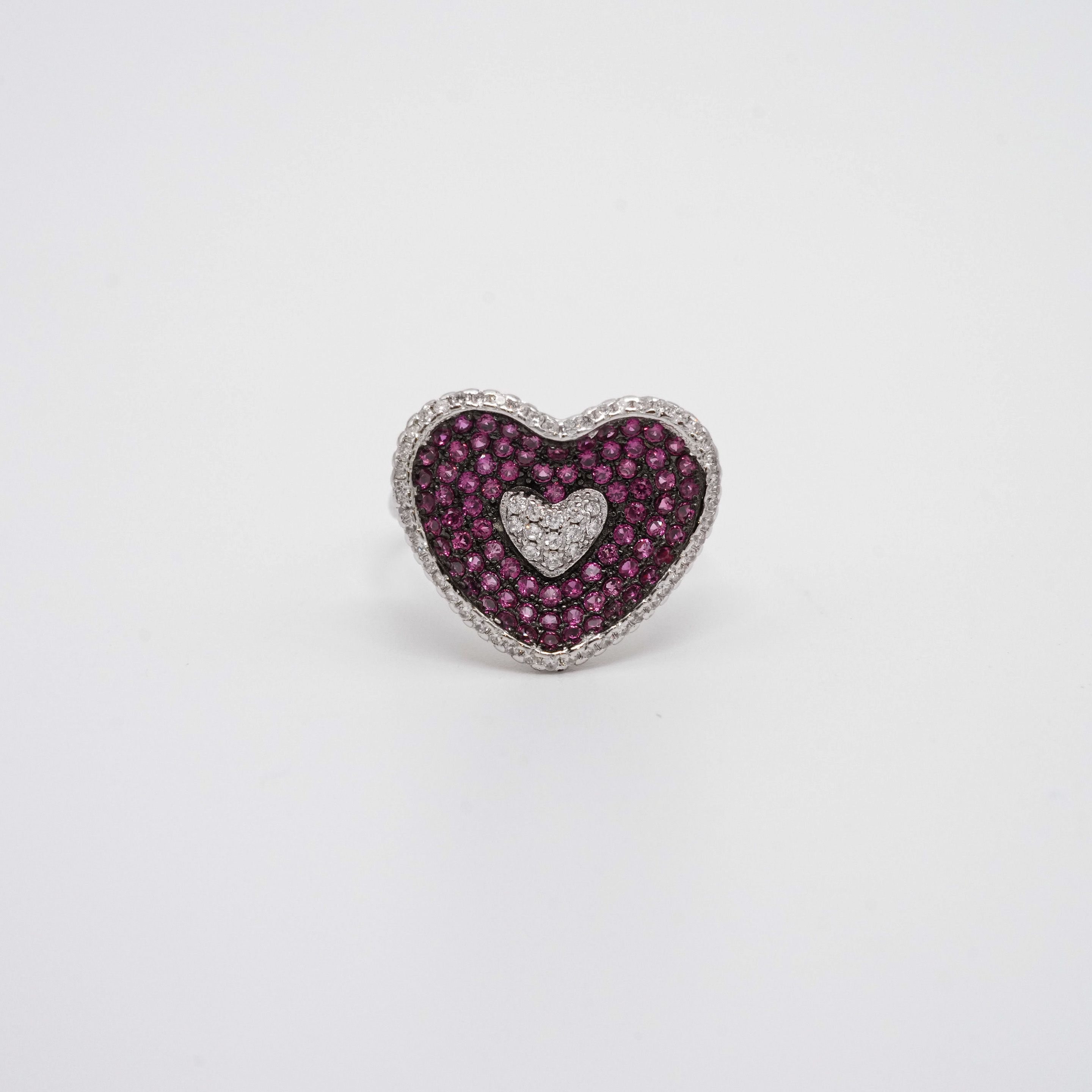 Arham Silver Palace - Silver Heart Ring