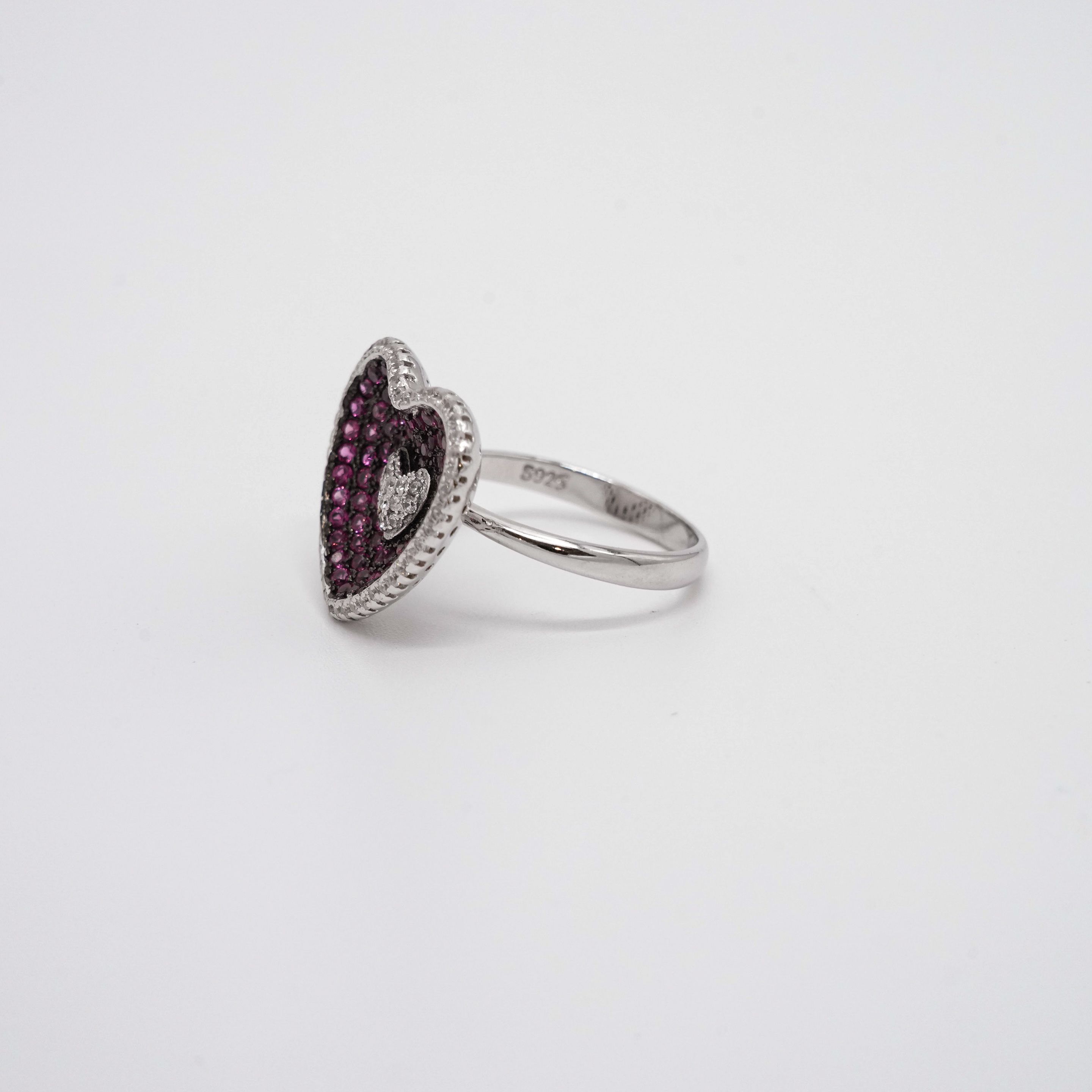 Arham Silver Palace - Silver Heart Ring