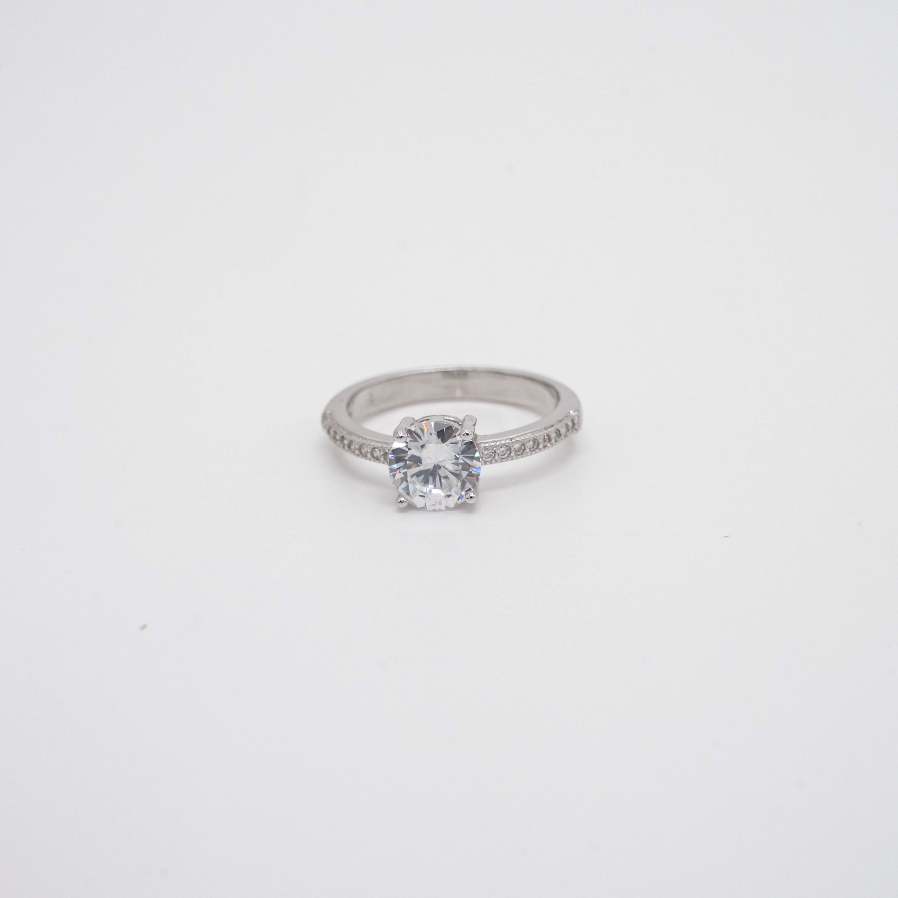 Arham Silver Palace - Silver CZ Ring