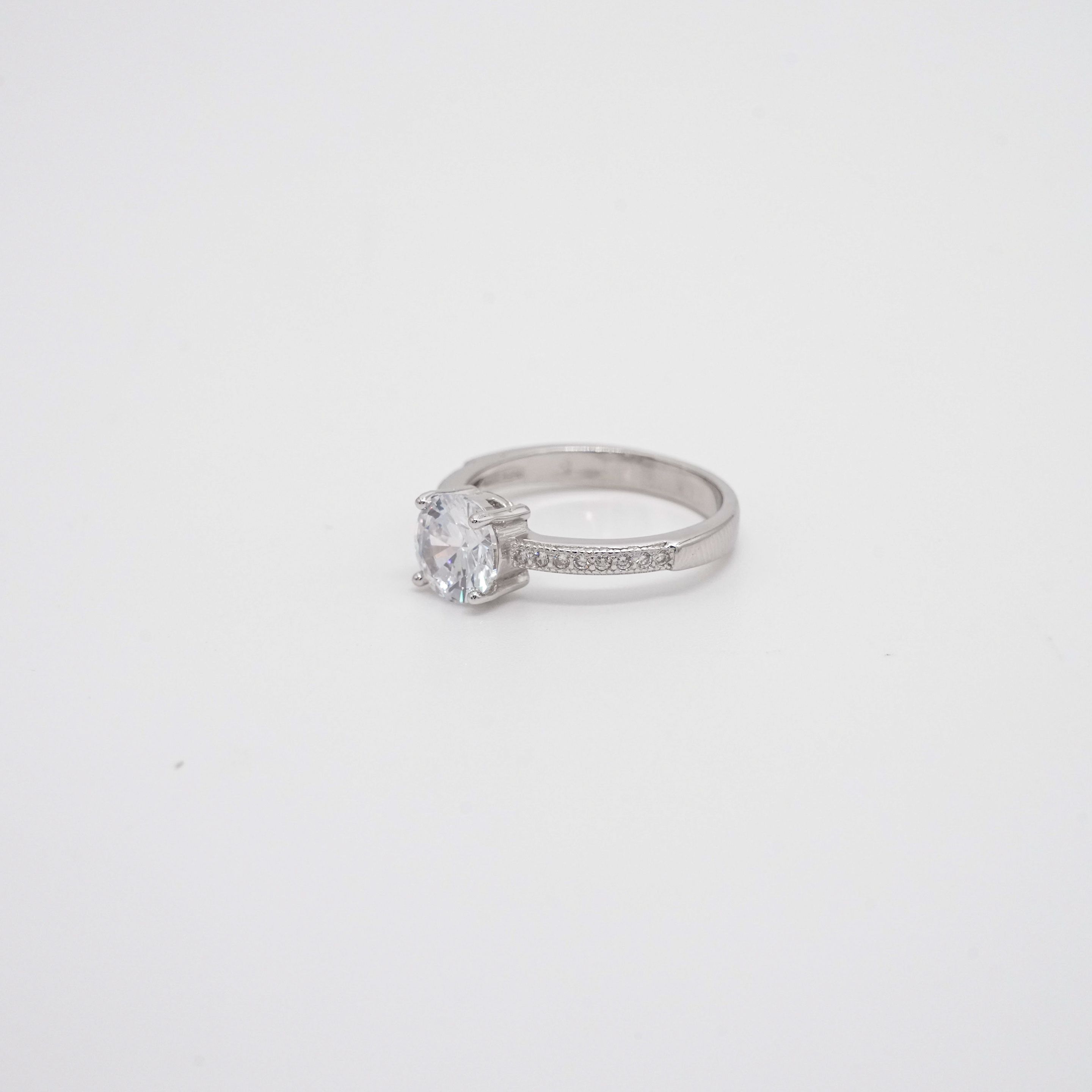 Arham Silver Palace - Silver CZ Ring