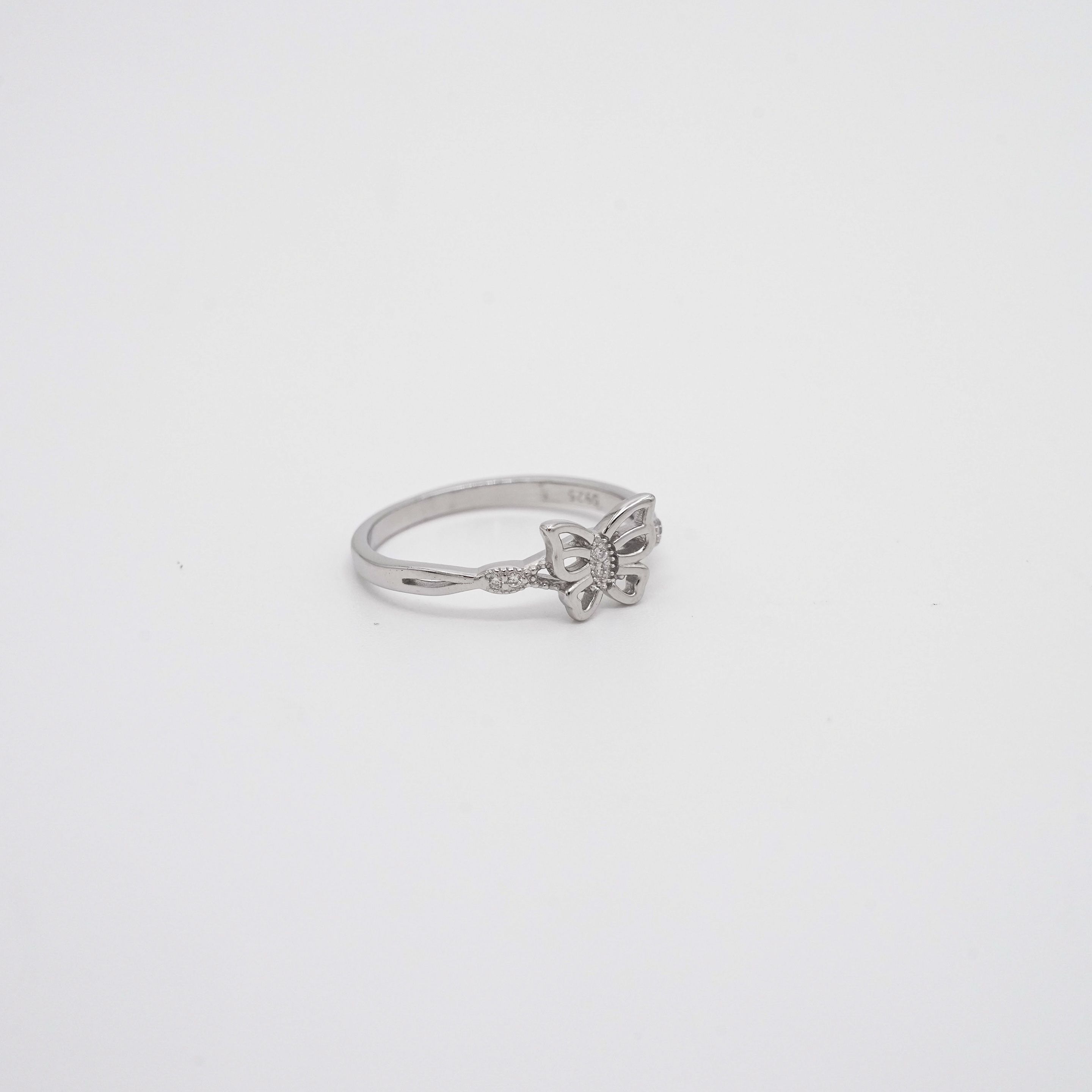 Silver Butterfly Ring
