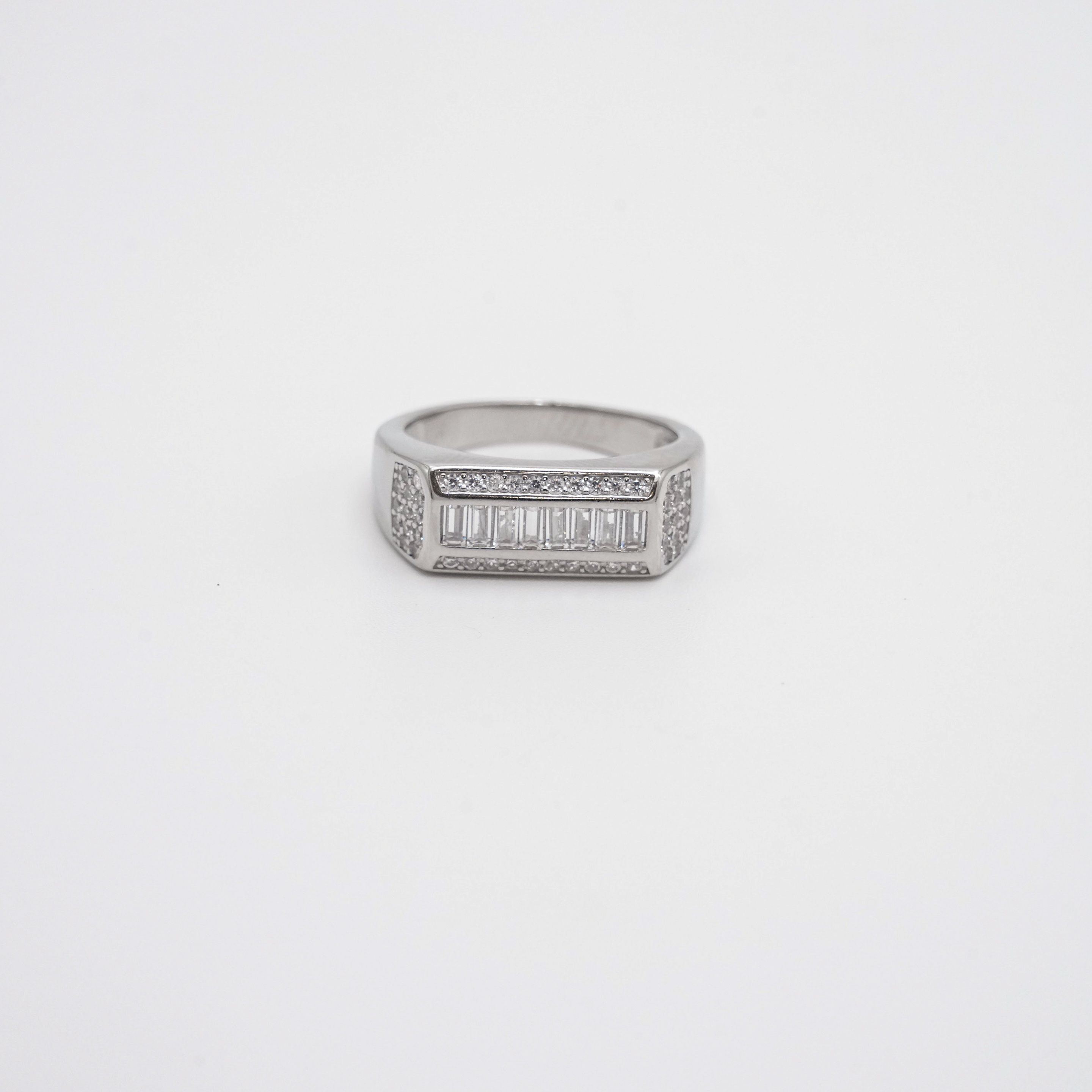Arham Silver Palace - Silver Mens Ring