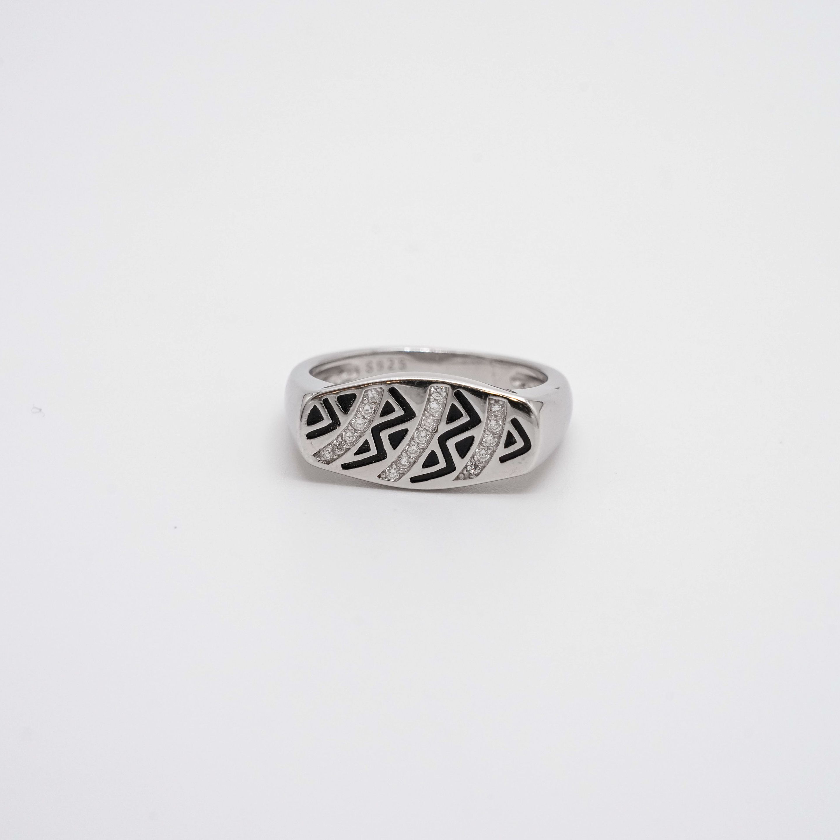Arham Silver Palace - Silver Pattern Ring