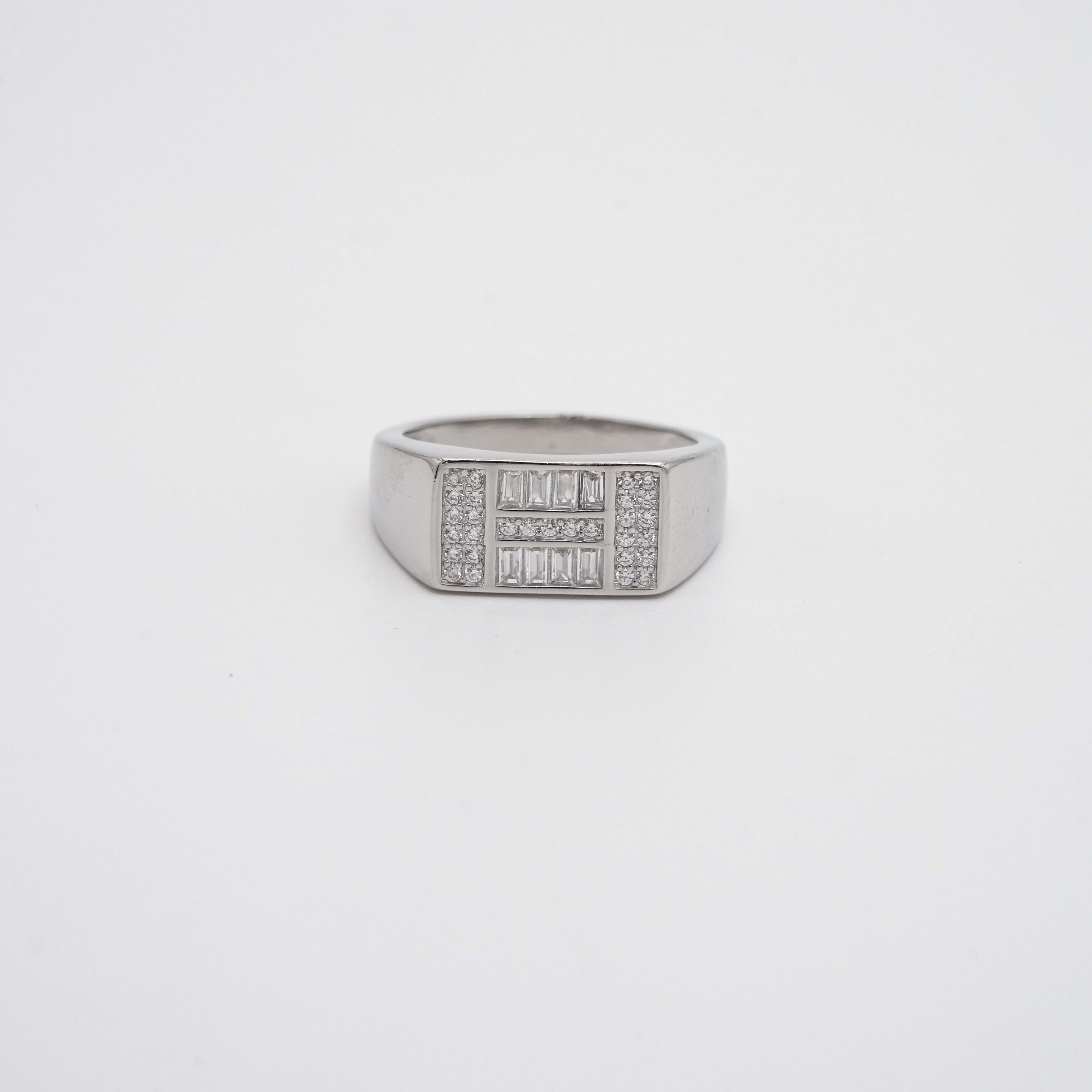 Arham Silver Palace - Silver Diamond Ring