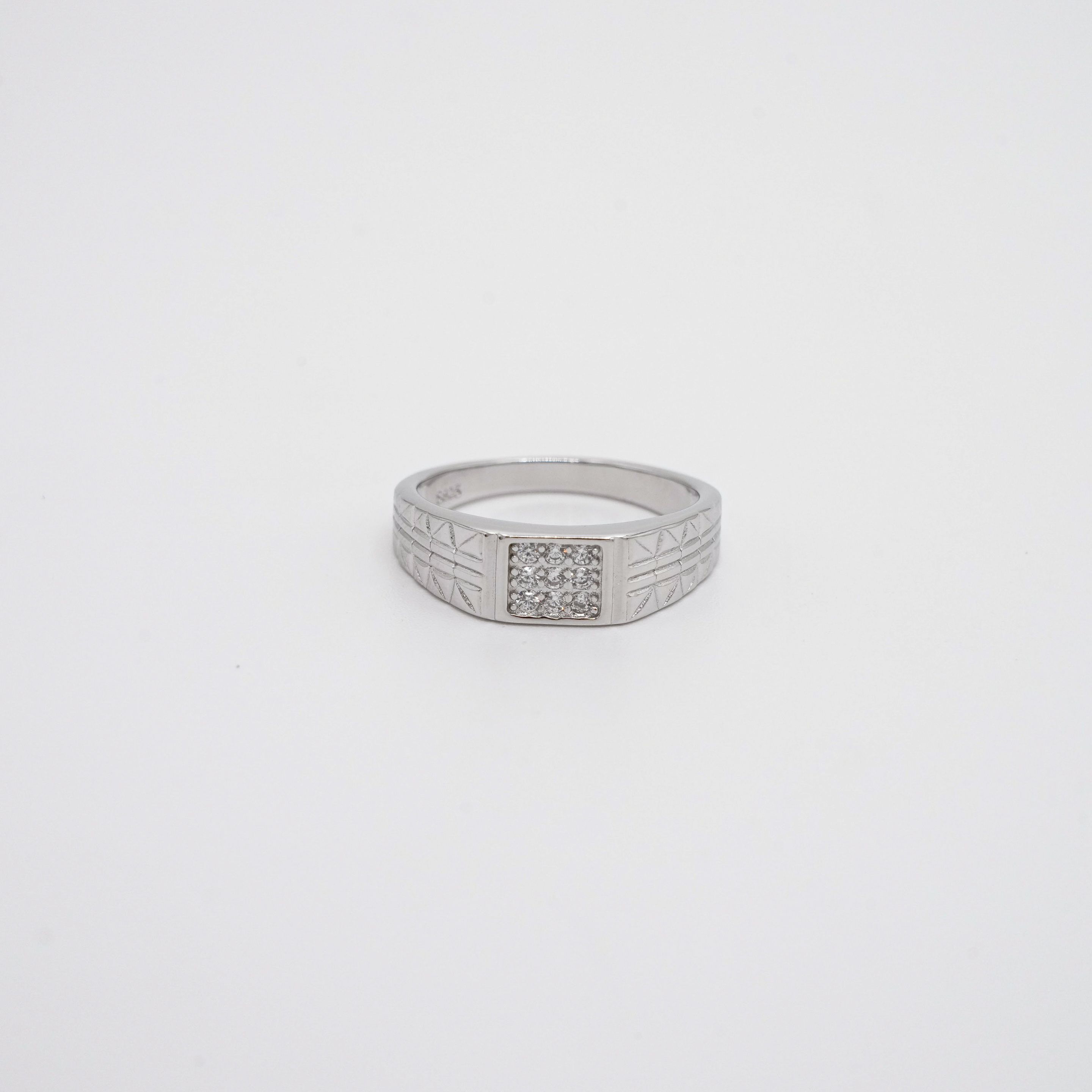 Arham Silver Palace - Silver CZ Ring