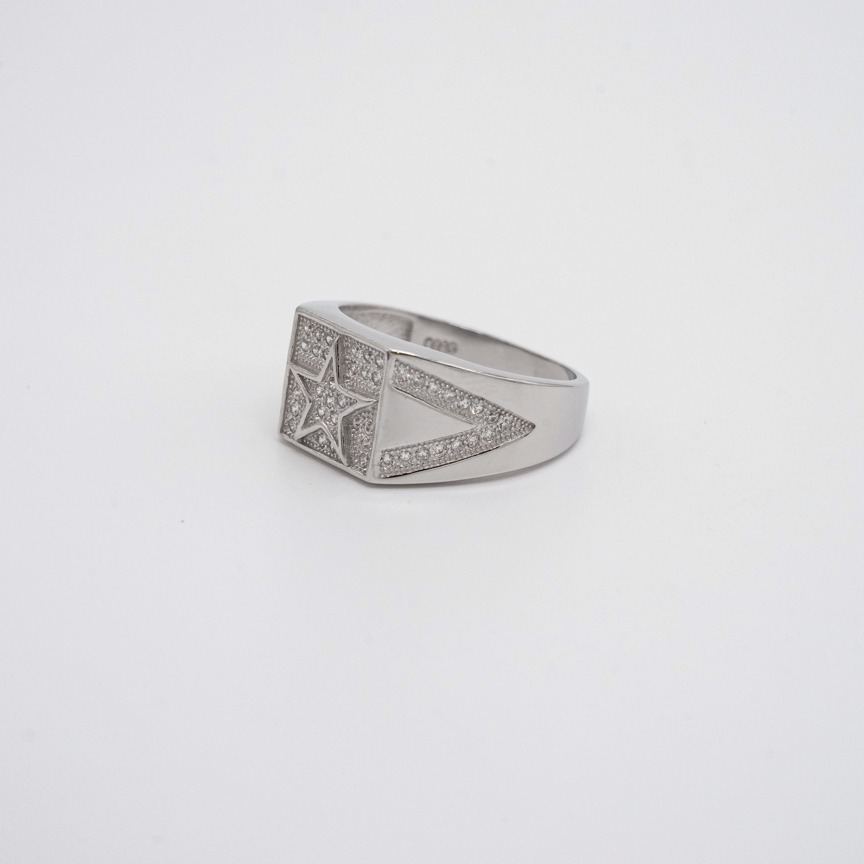 Arham Silver Palace - Silver Star Ring
