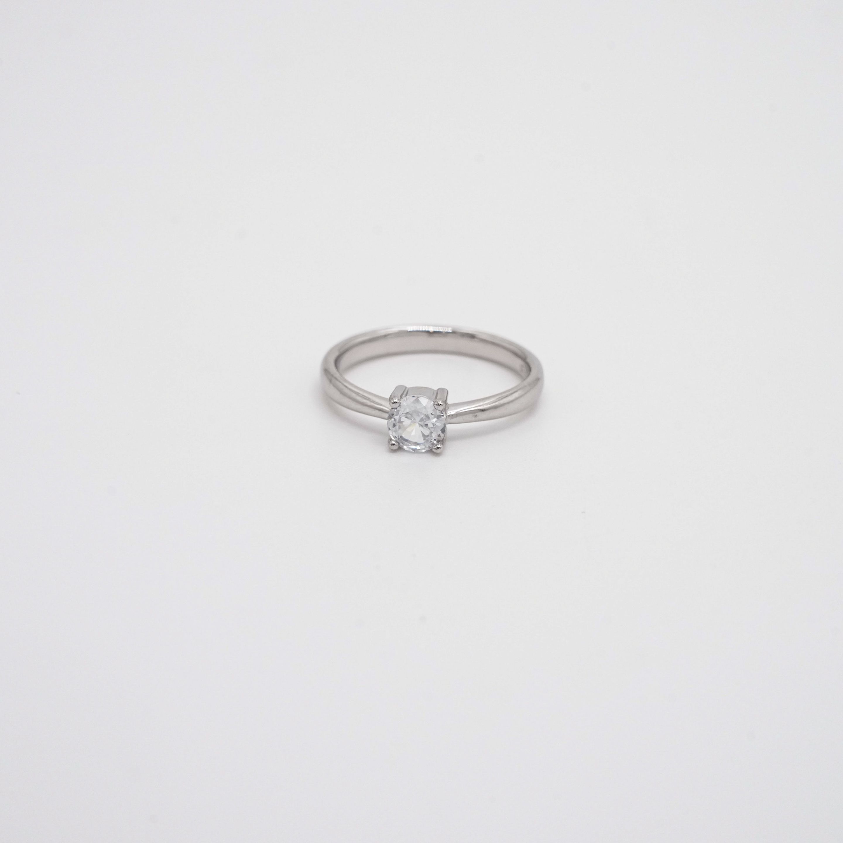 Arham Silver Palace - Silver Solitaire Ring