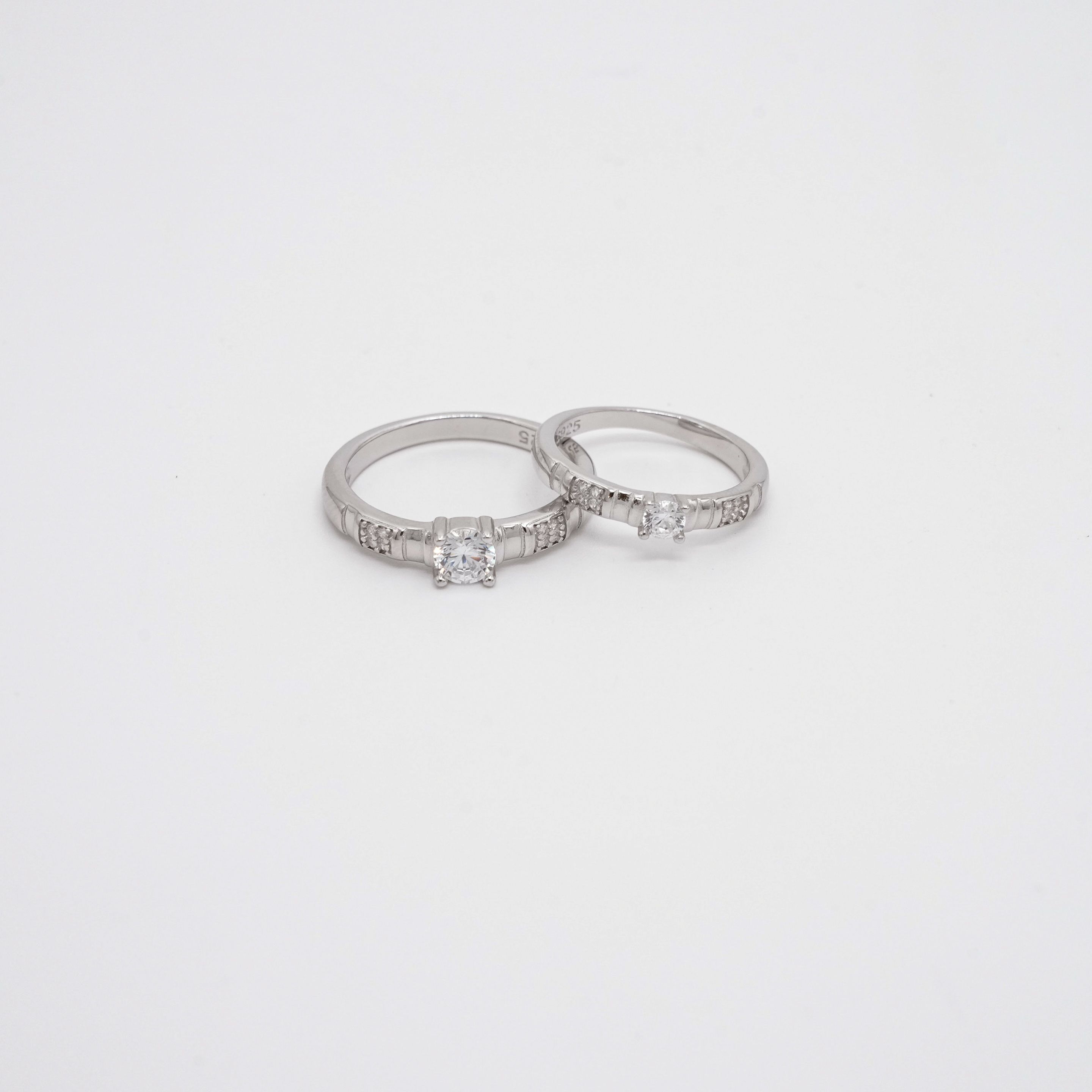 Arham Silver Palace - Silver Couple Rings