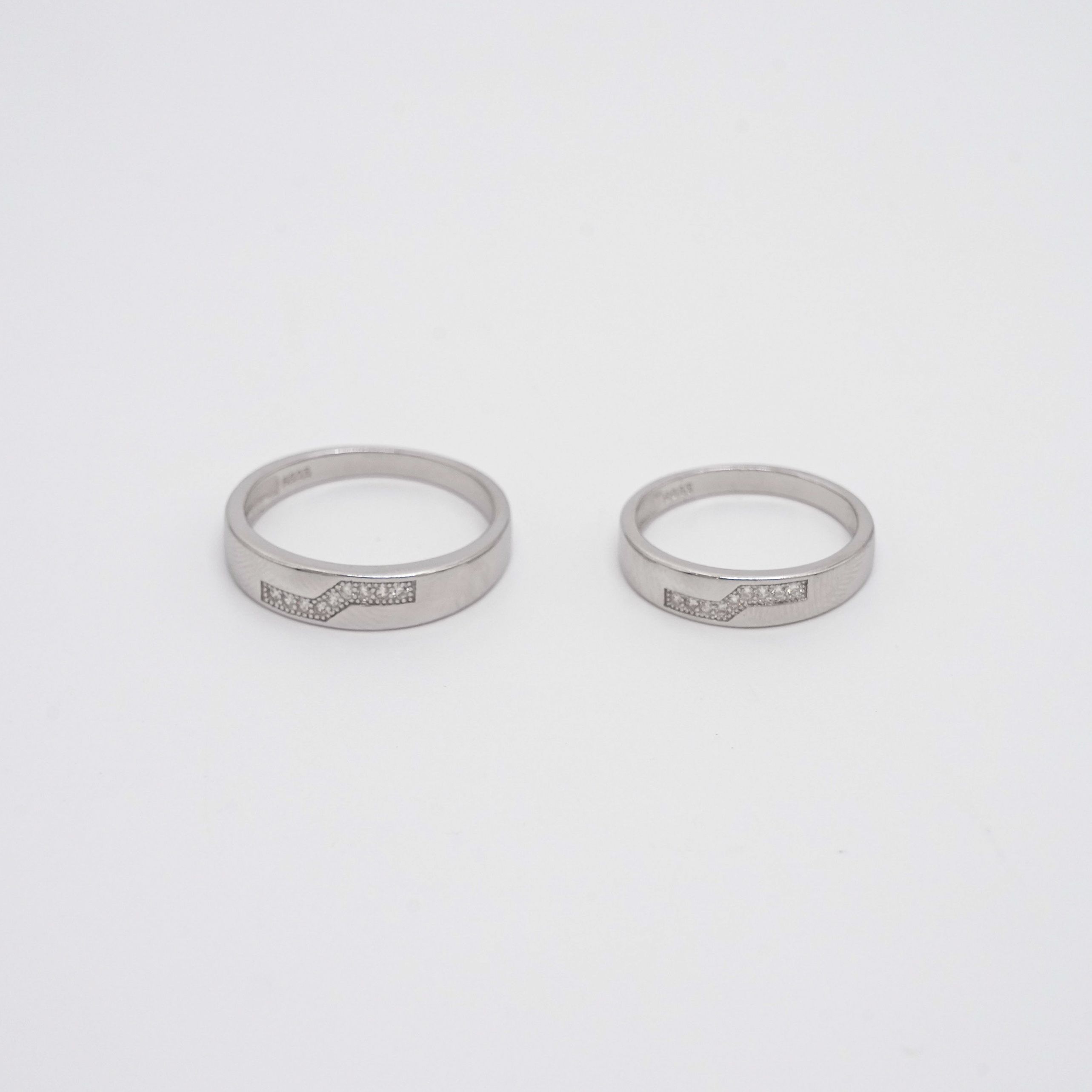 Arham Silver Palace - Silver Couple Rings