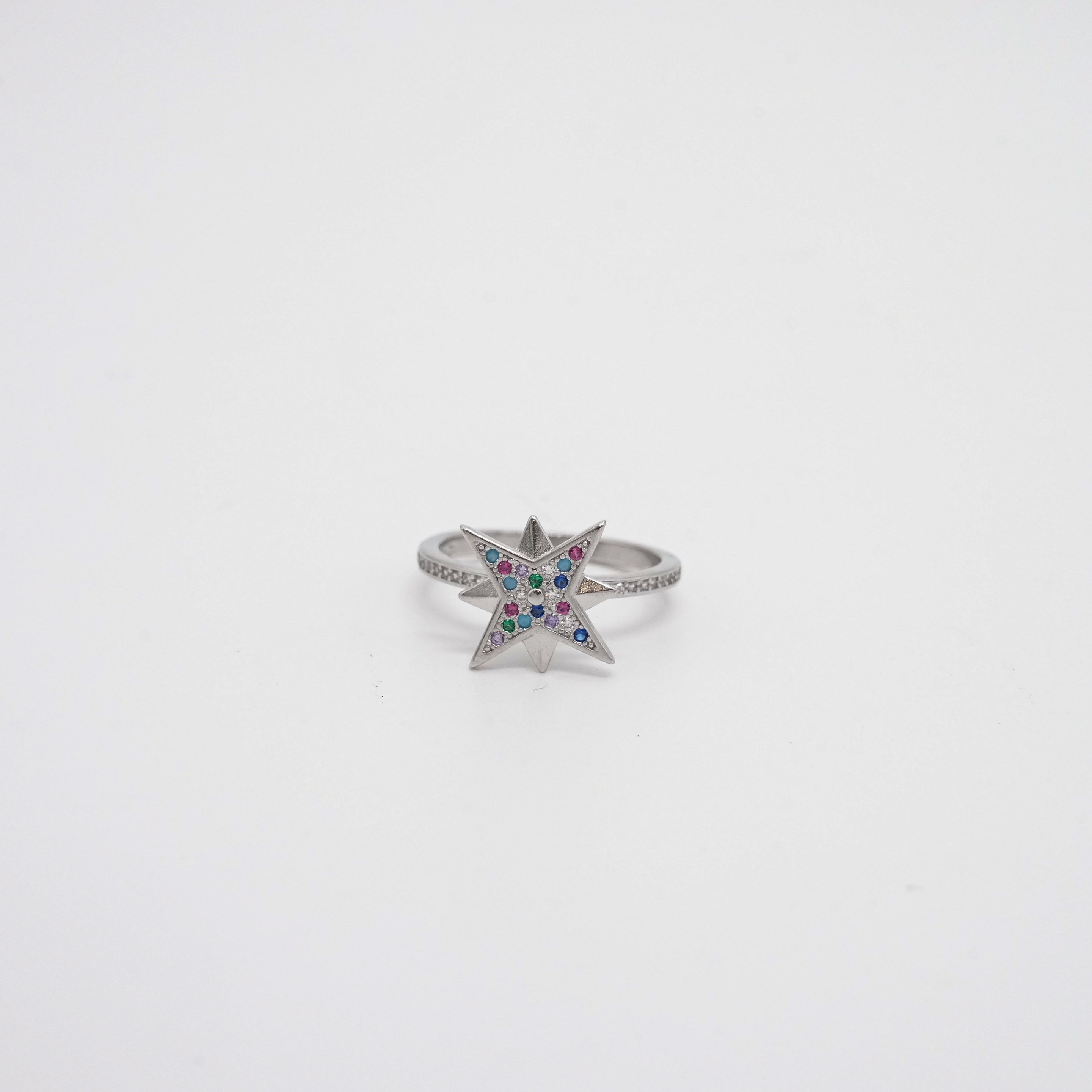 Arham Silver Palace - Silver Star Ring