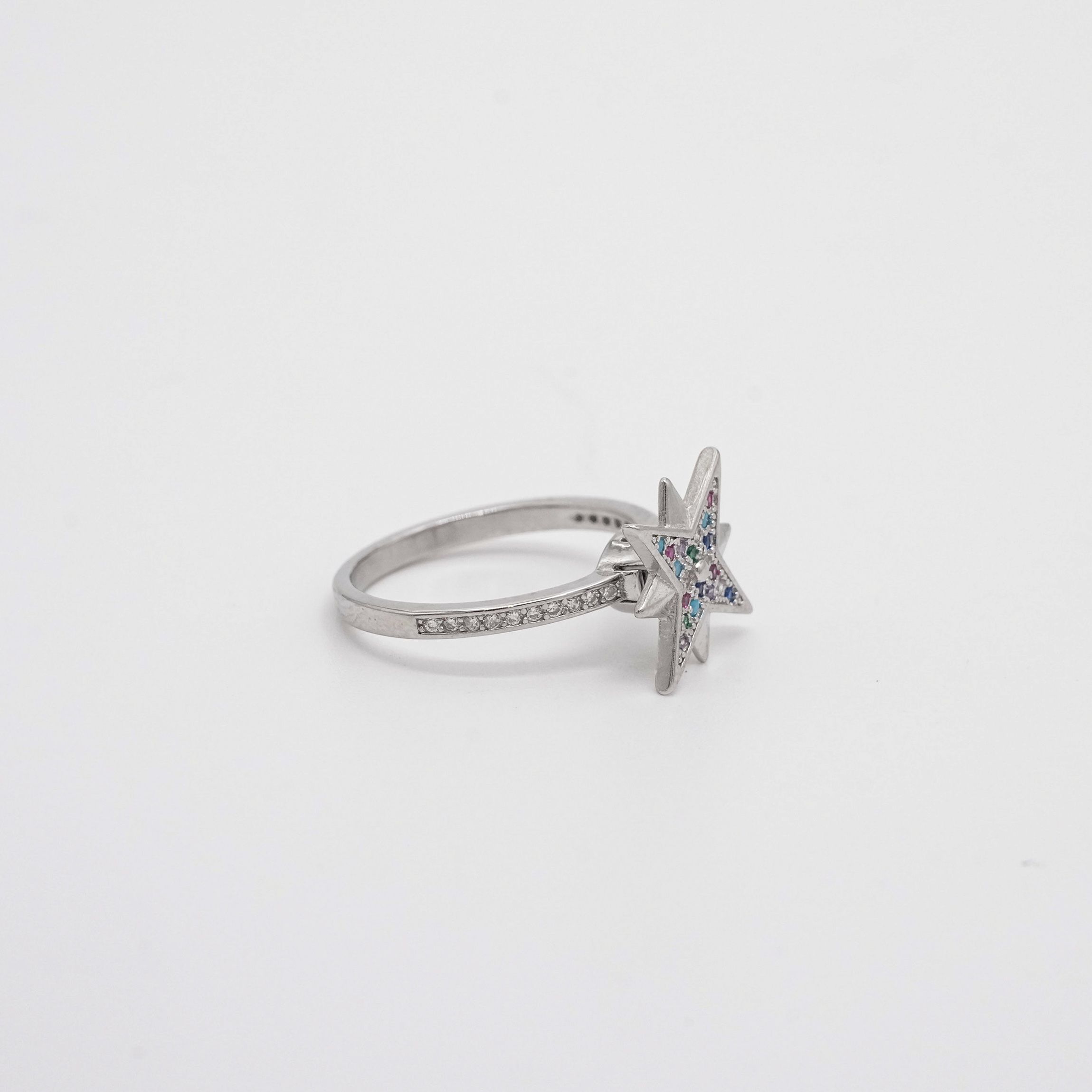 Arham Silver Palace - Silver Star Ring