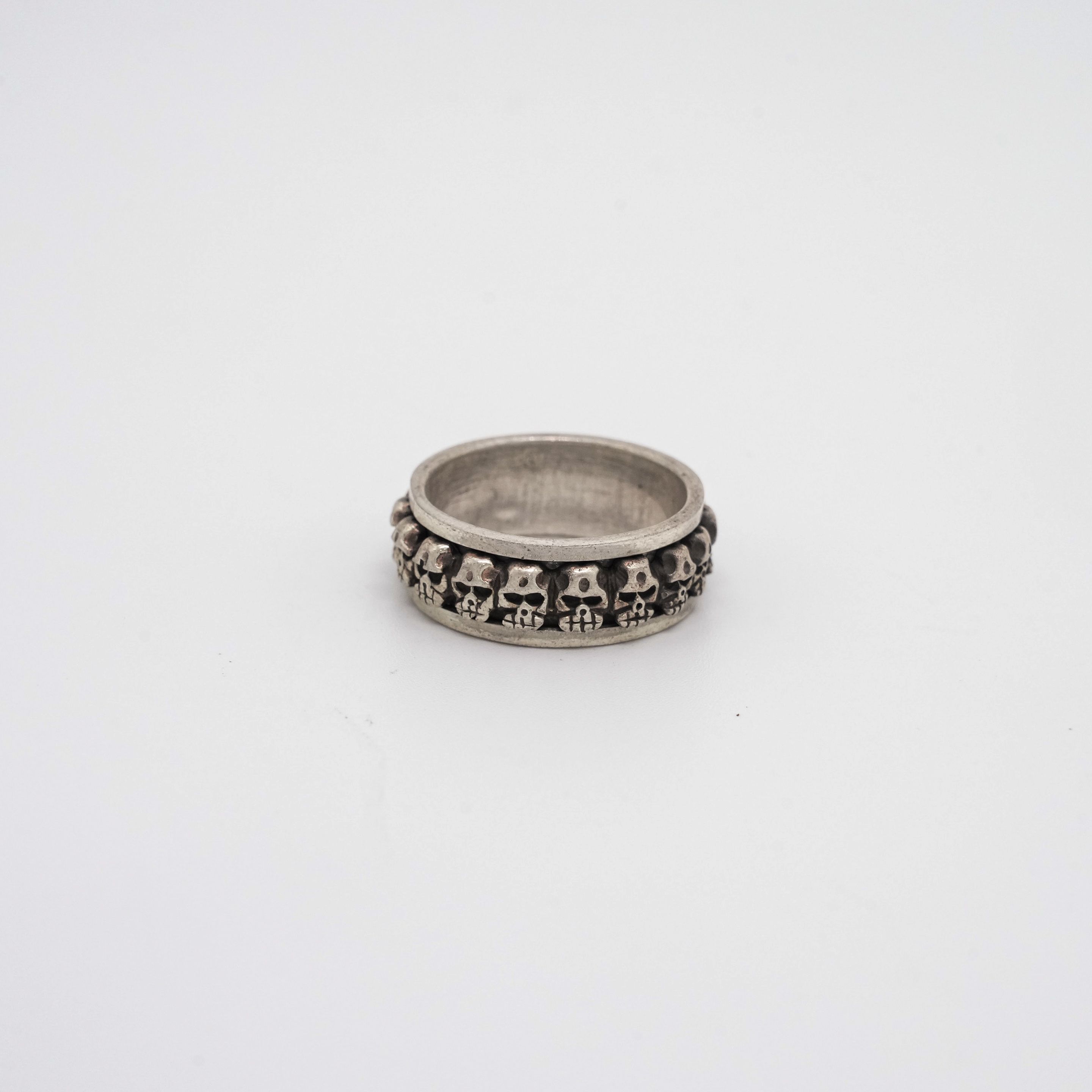 Arham Silver Palace - Skull Silver Ring