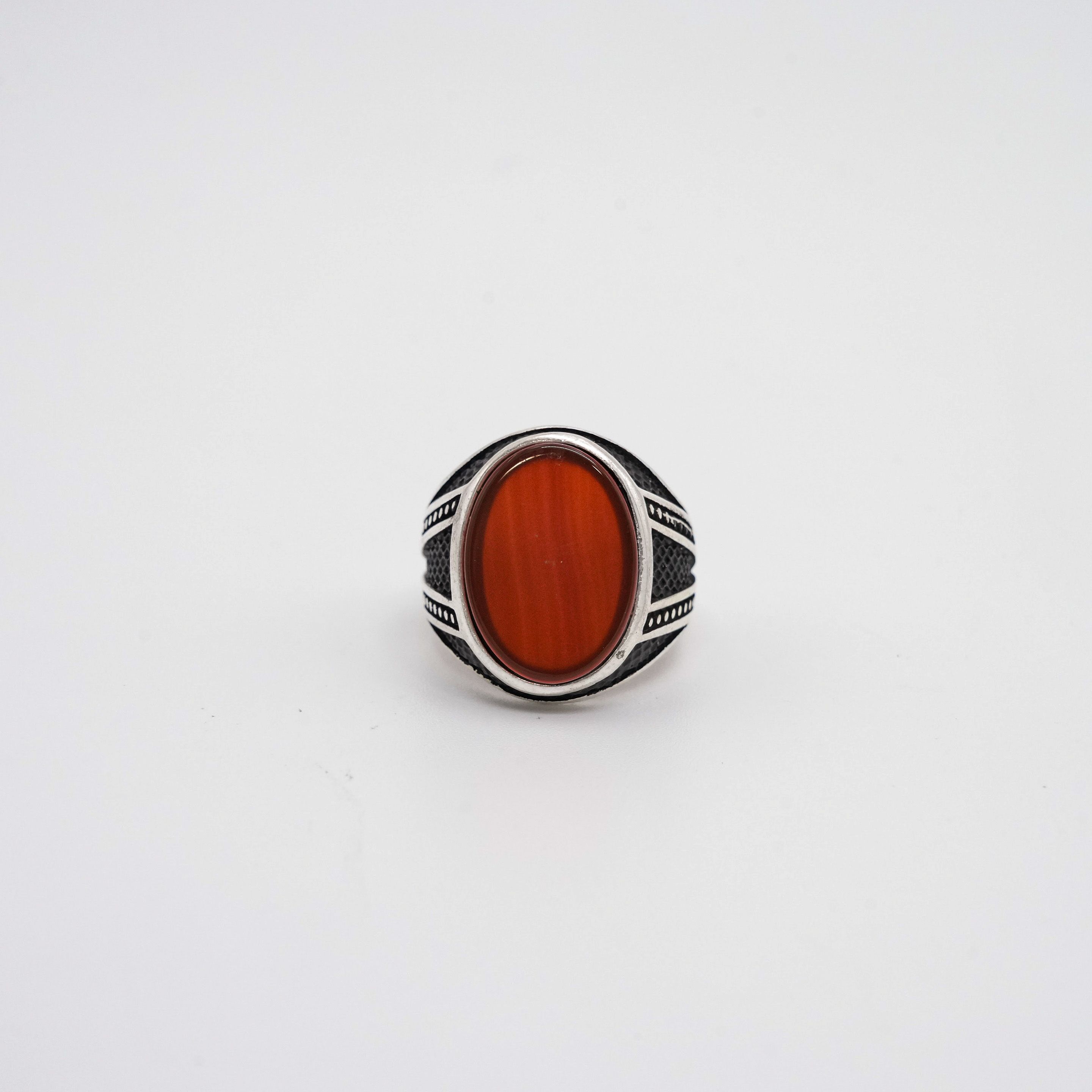 Arham Silver Palace - Silver Stone Ring