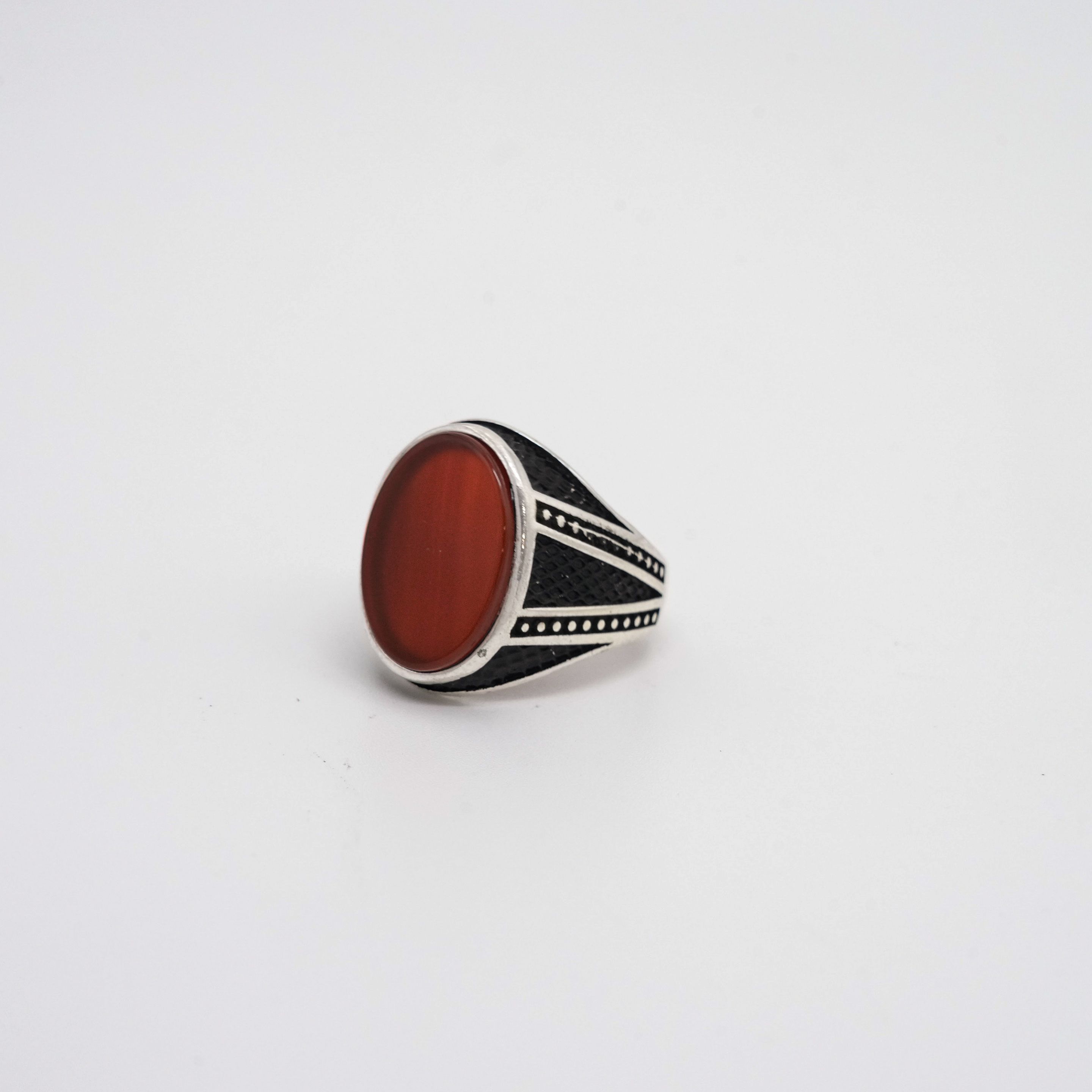 Arham Silver Palace - Silver Stone Ring