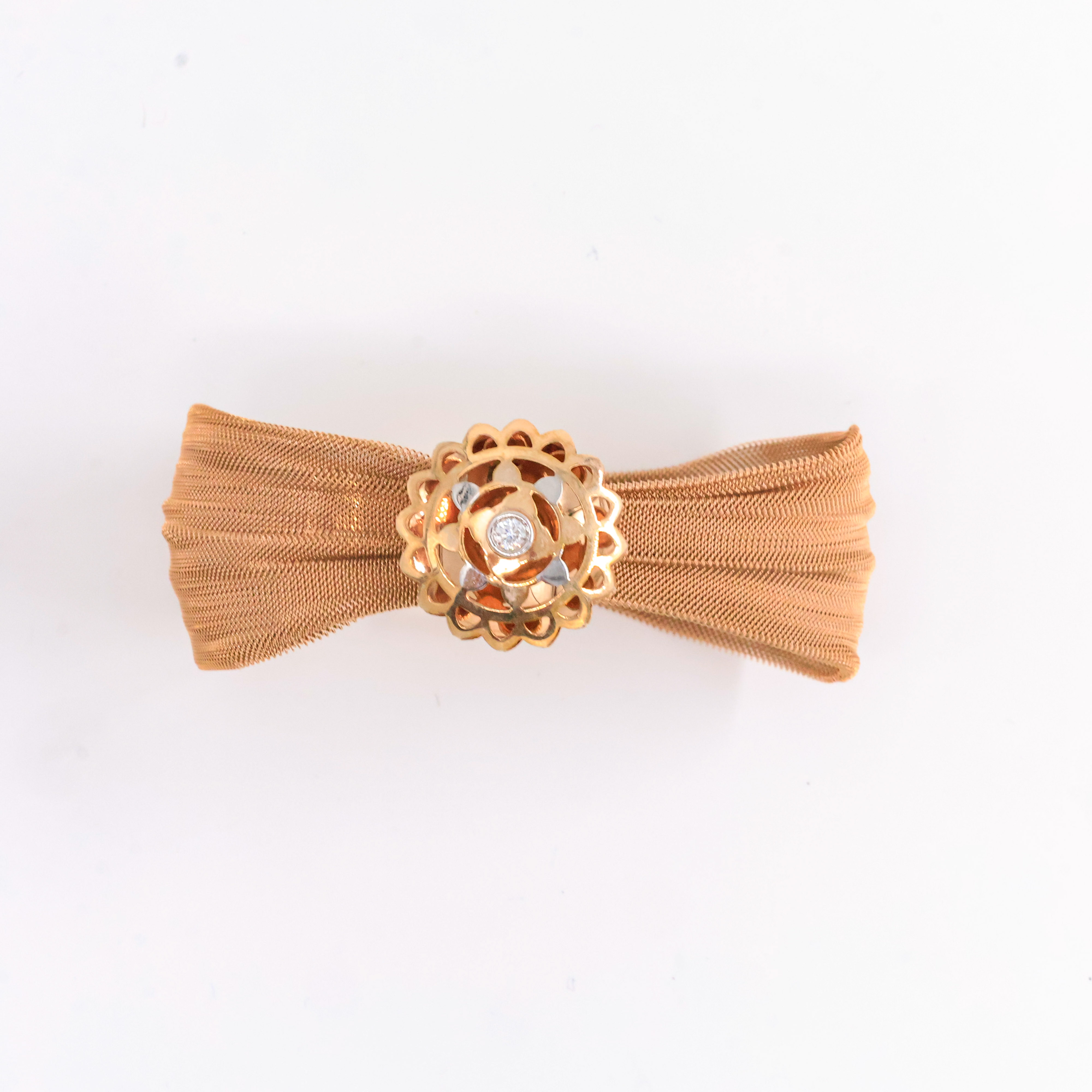 Arham Silver Palace - Gold Mesh Bracelet