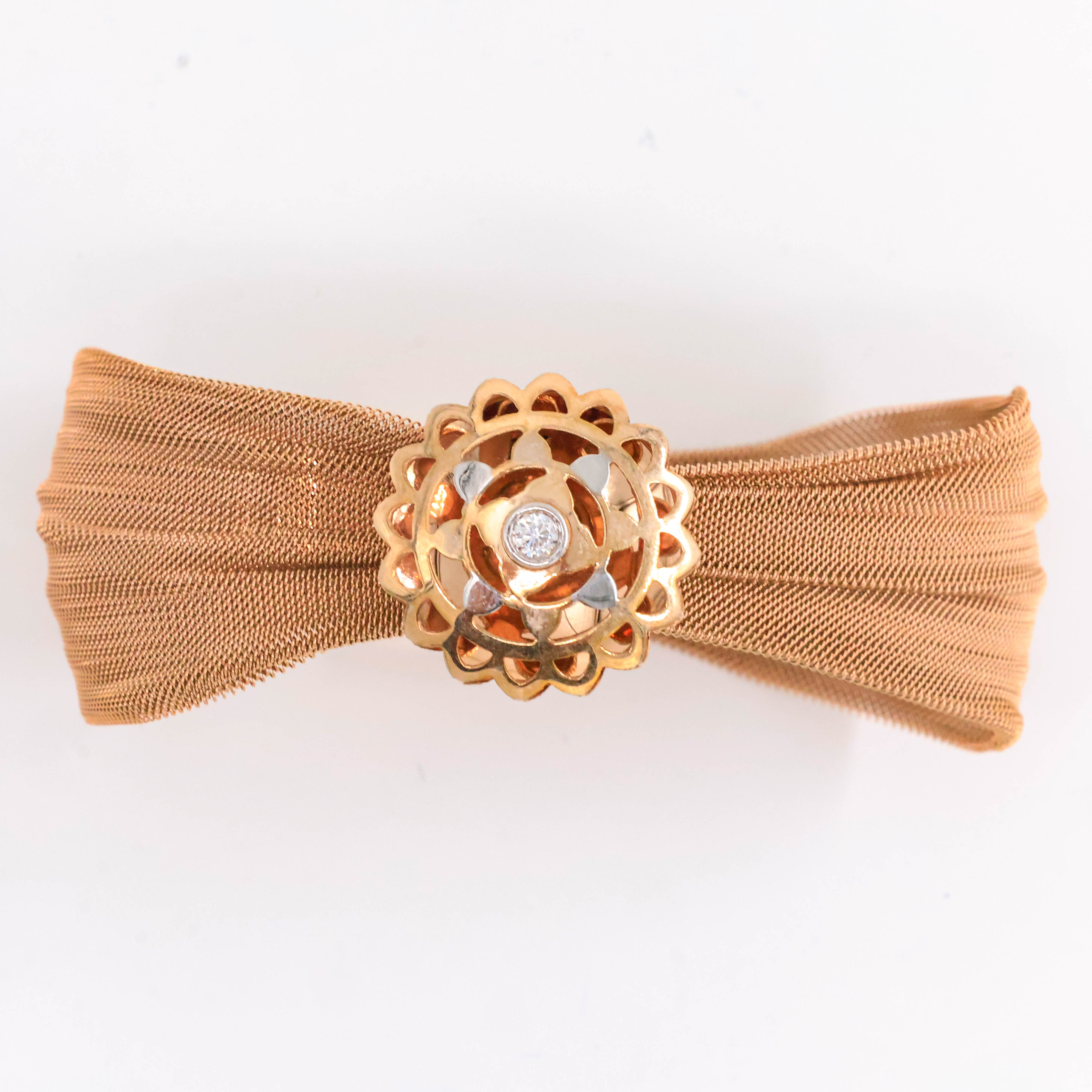 Arham Silver Palace - Gold Mesh Bracelet