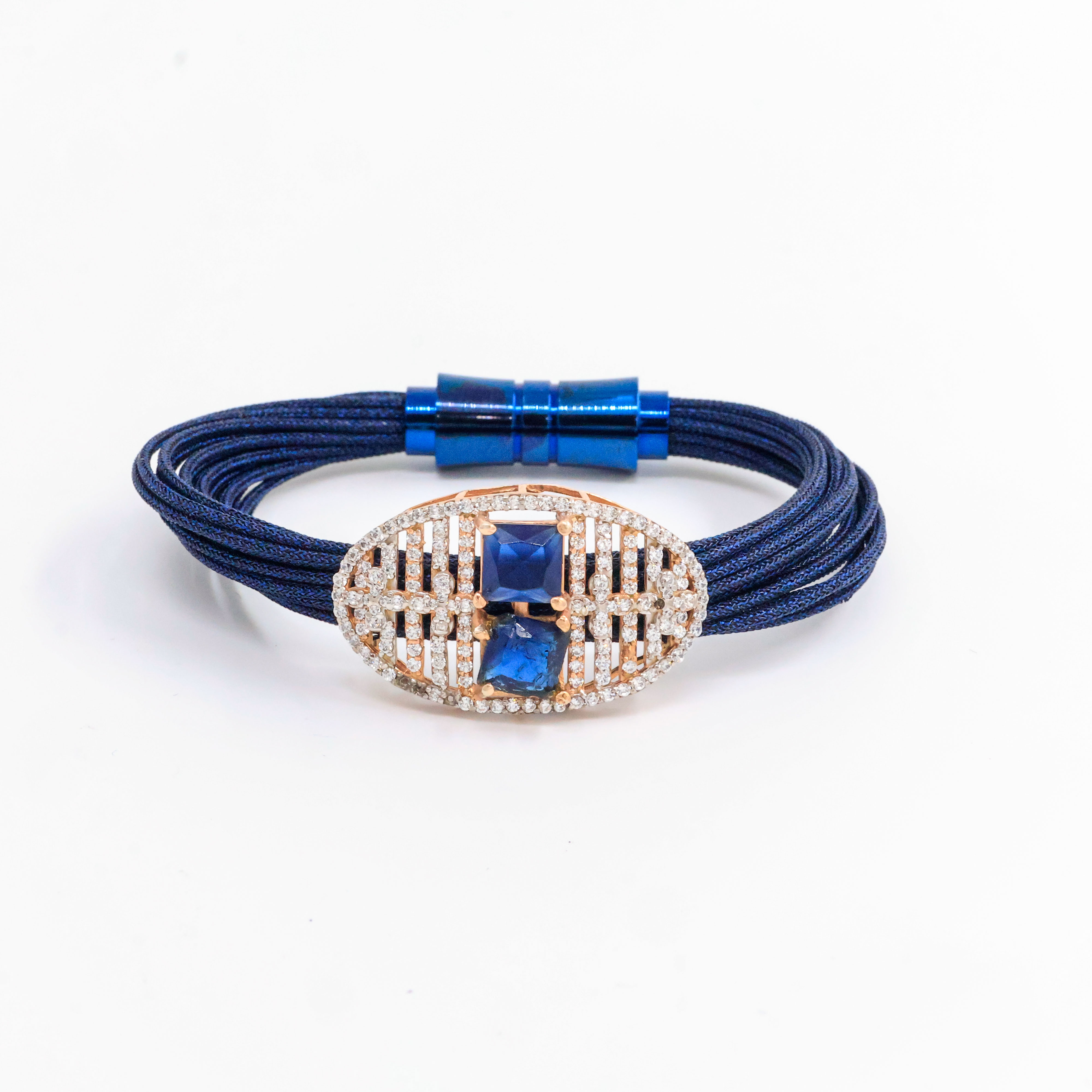 Arham Silver Palace - Silver Blue Bracelet