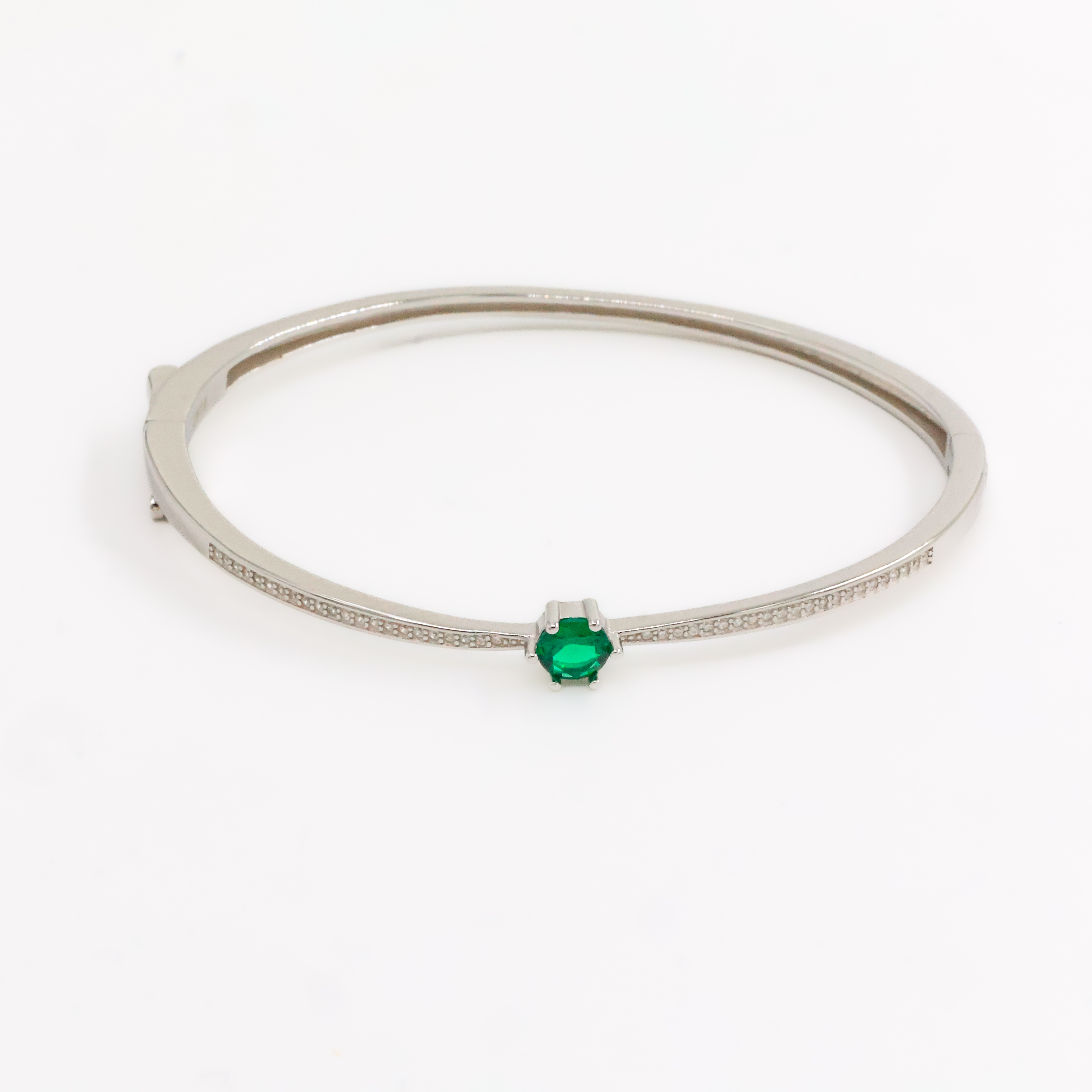 Arham Silver Palace - Silver Green Bracelet