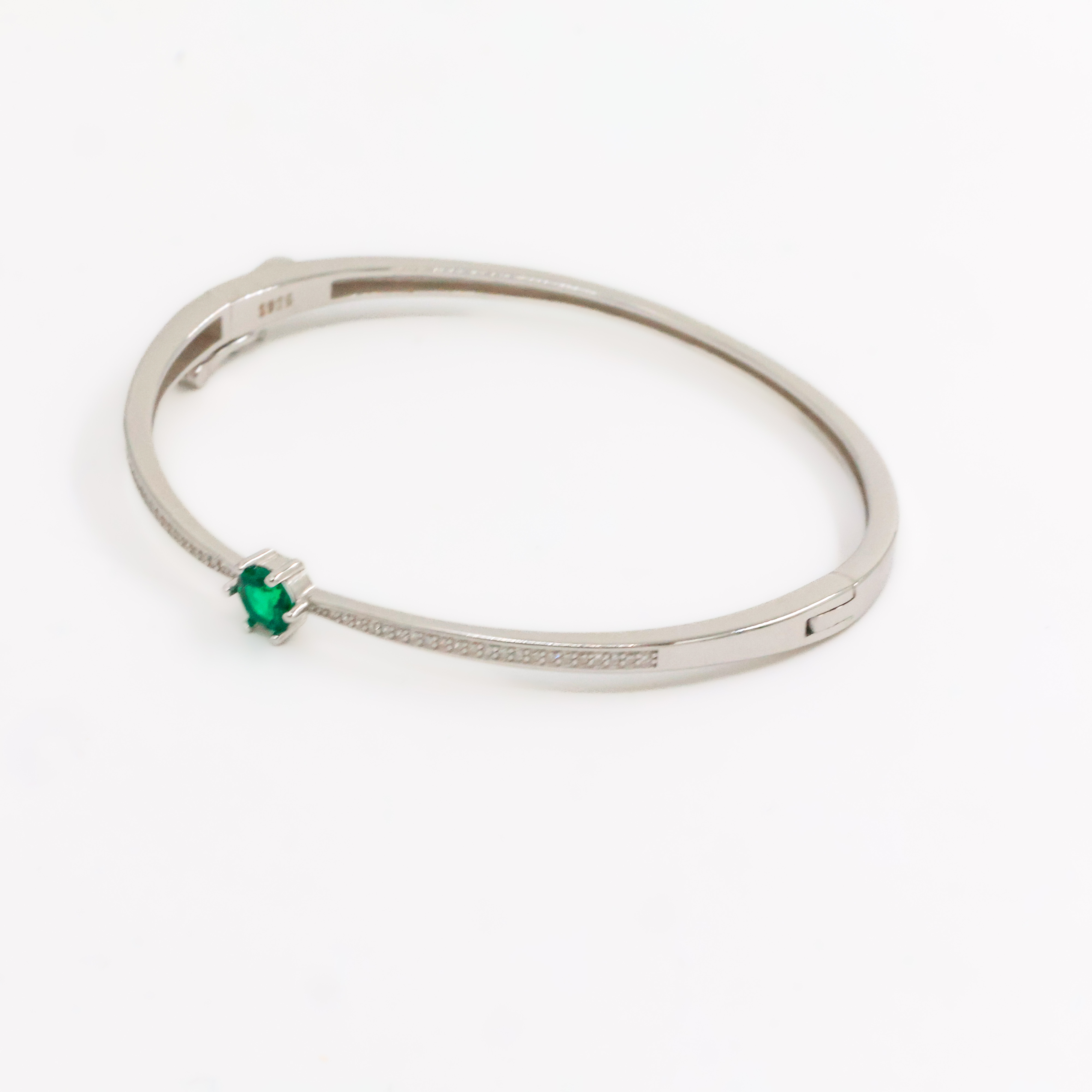 Arham Silver Palace - Silver Green Bracelet