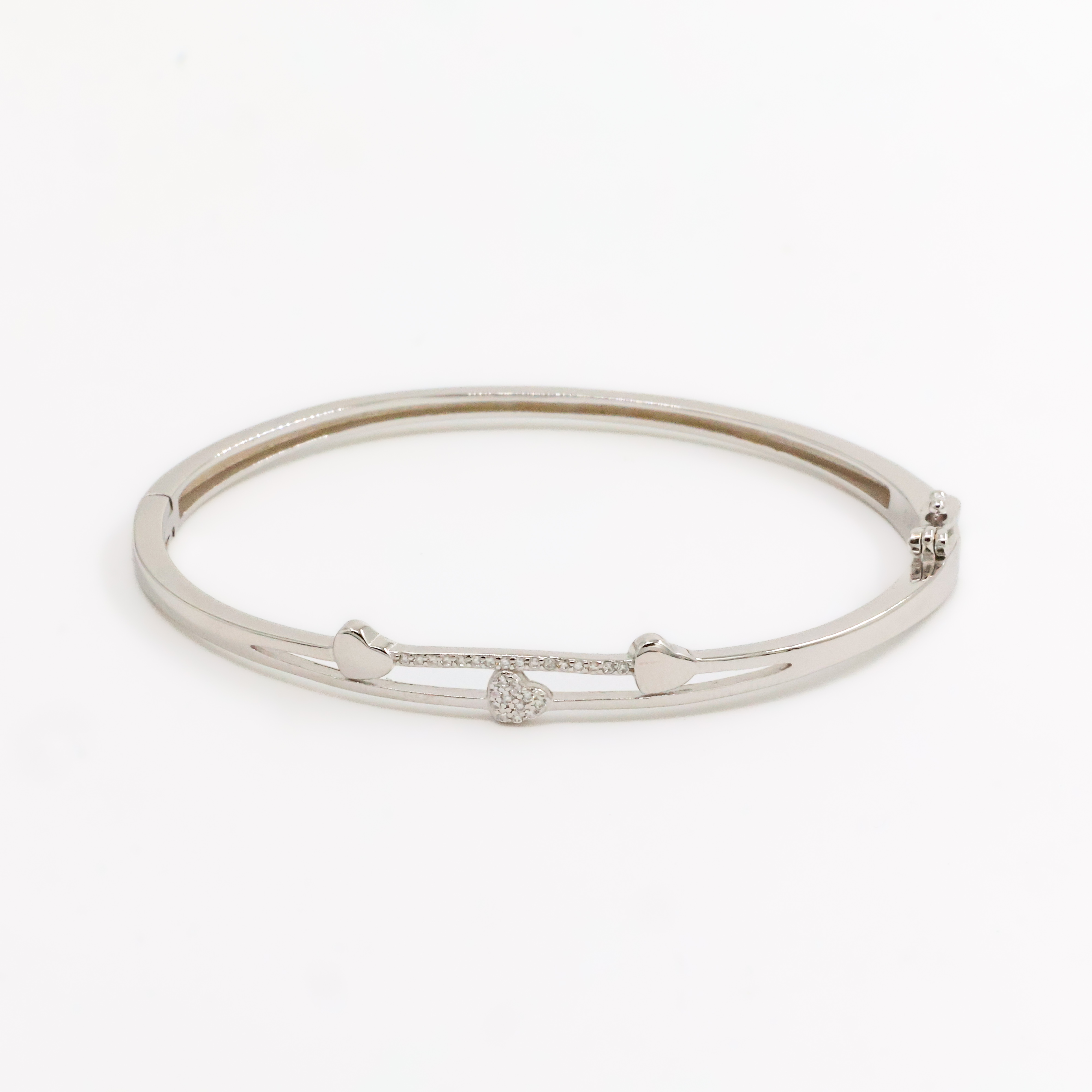 Arham Silver Palace - Silver Heart Bracelet