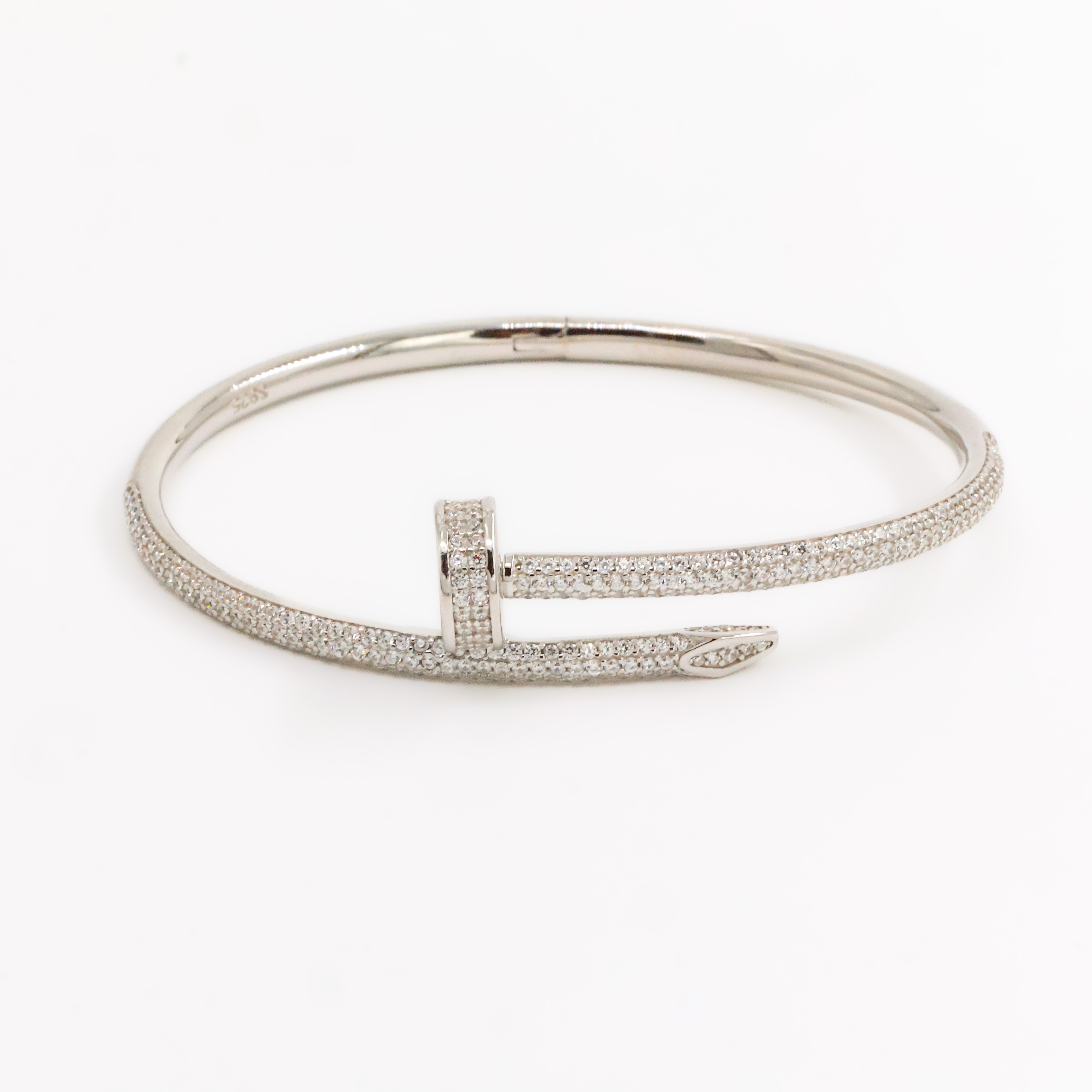 Arham Silver Palace - Silver Nail Bracelet