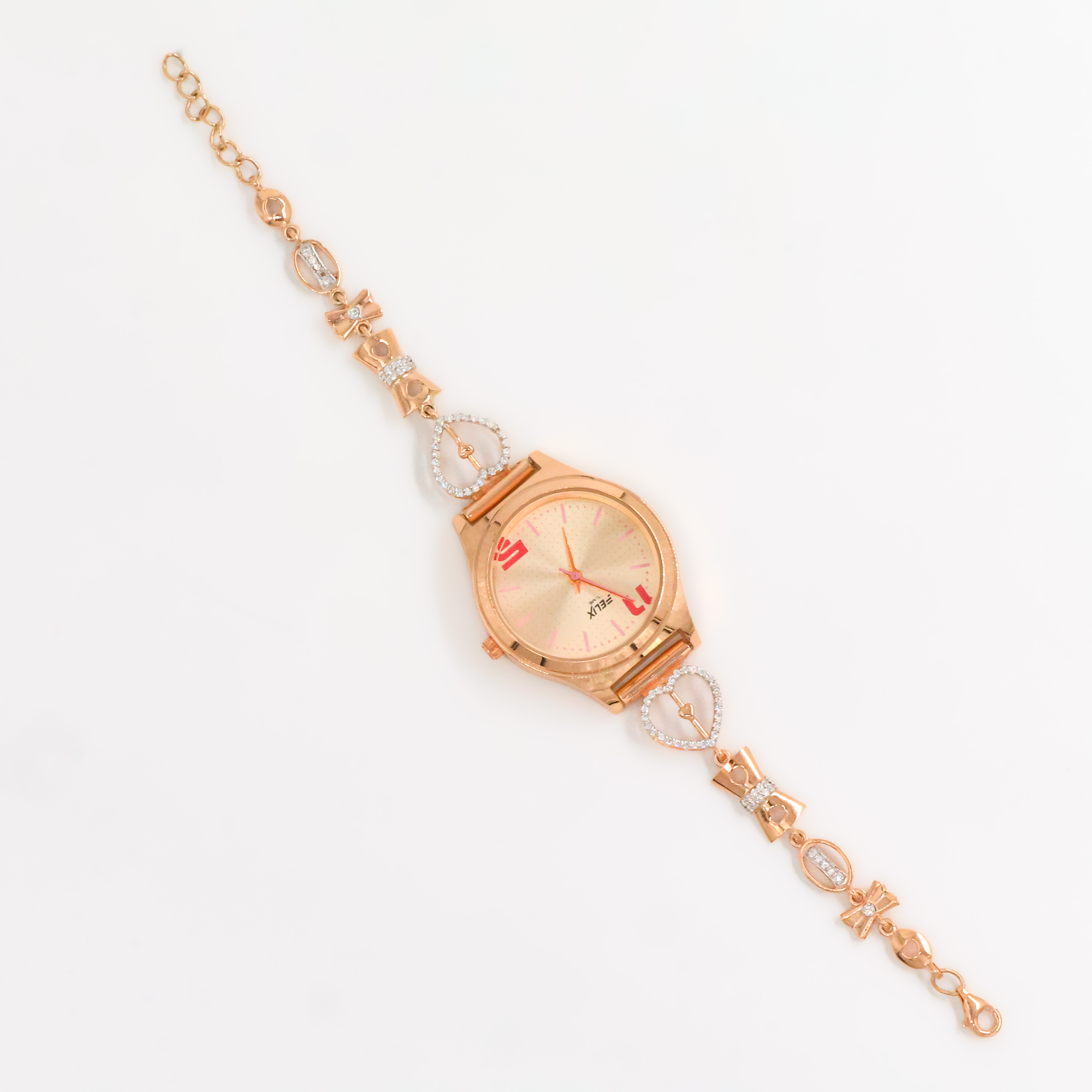 Arham Silver Palace - Rose Gold Watch