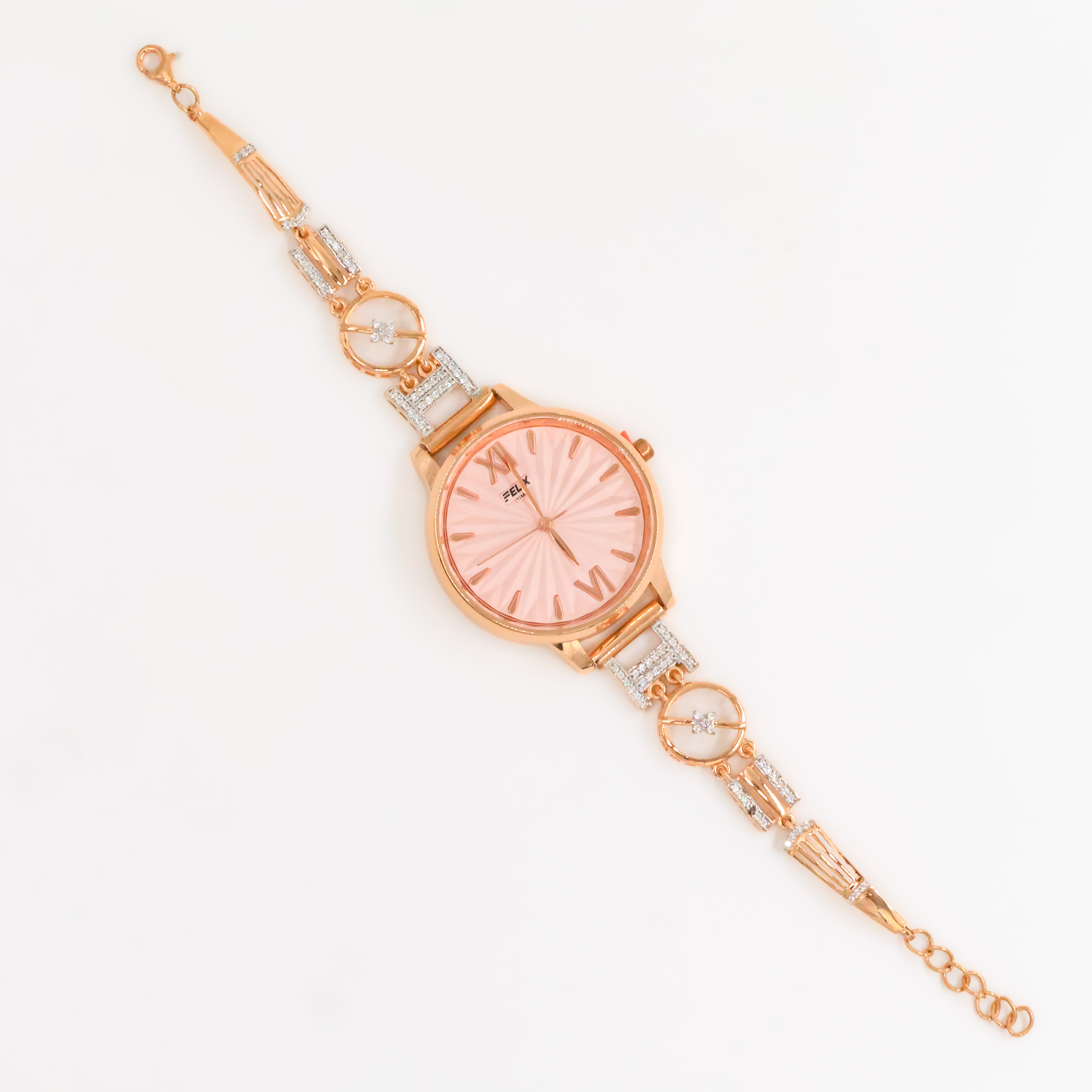 Arham Silver Palace - Rose Gold Watch