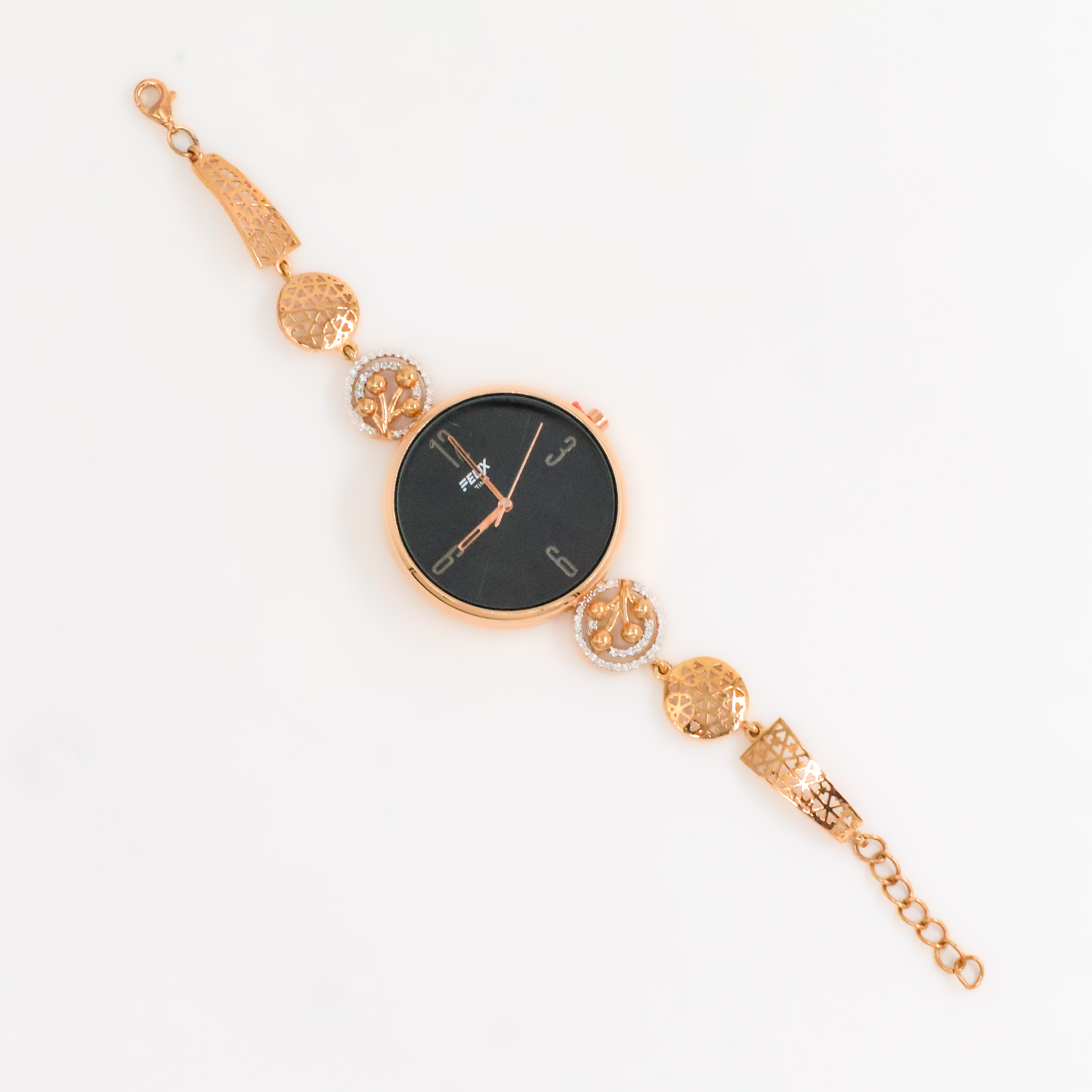 Arham Silver Palace - Rose Gold Watch