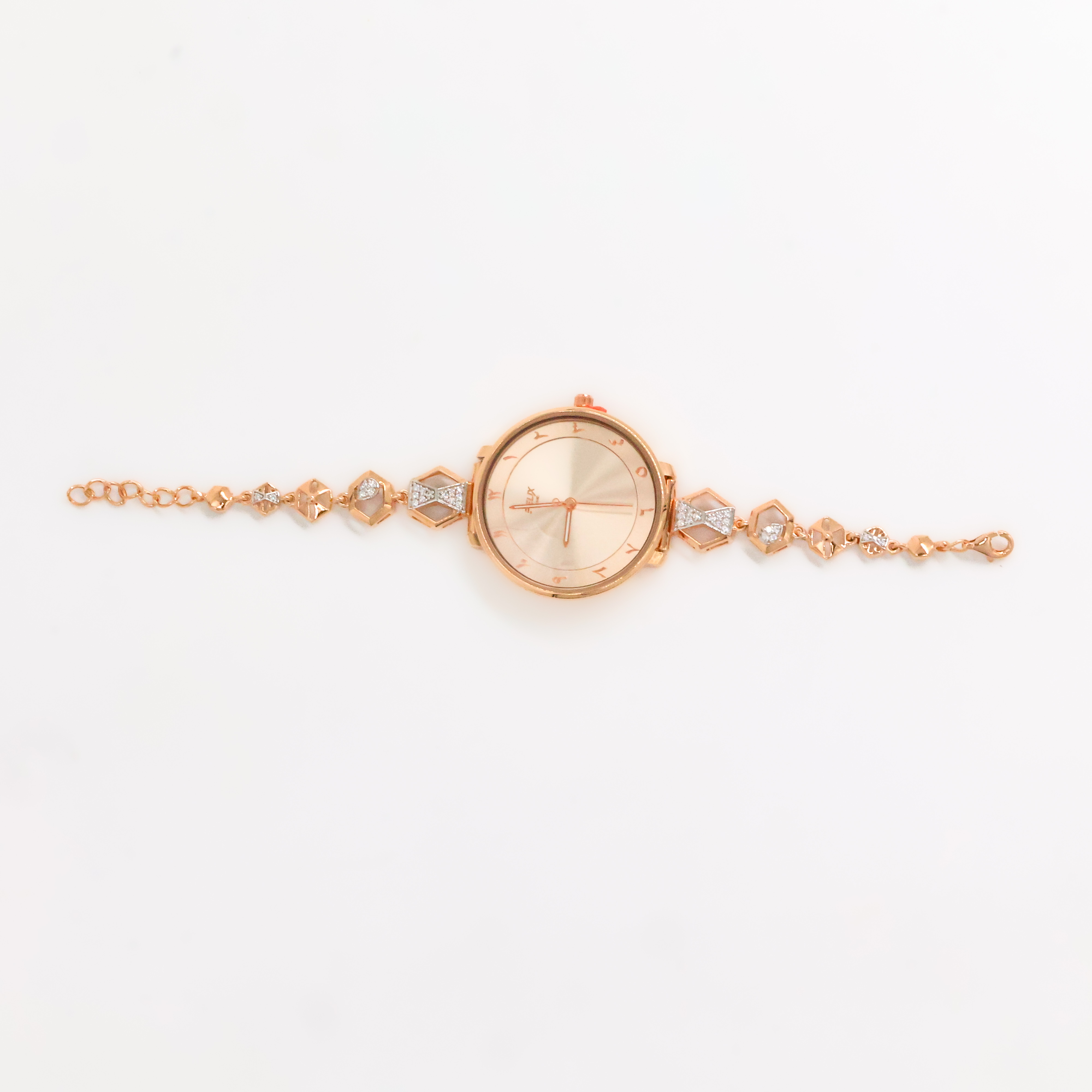 Arham Silver Palace - Rose Gold Watch