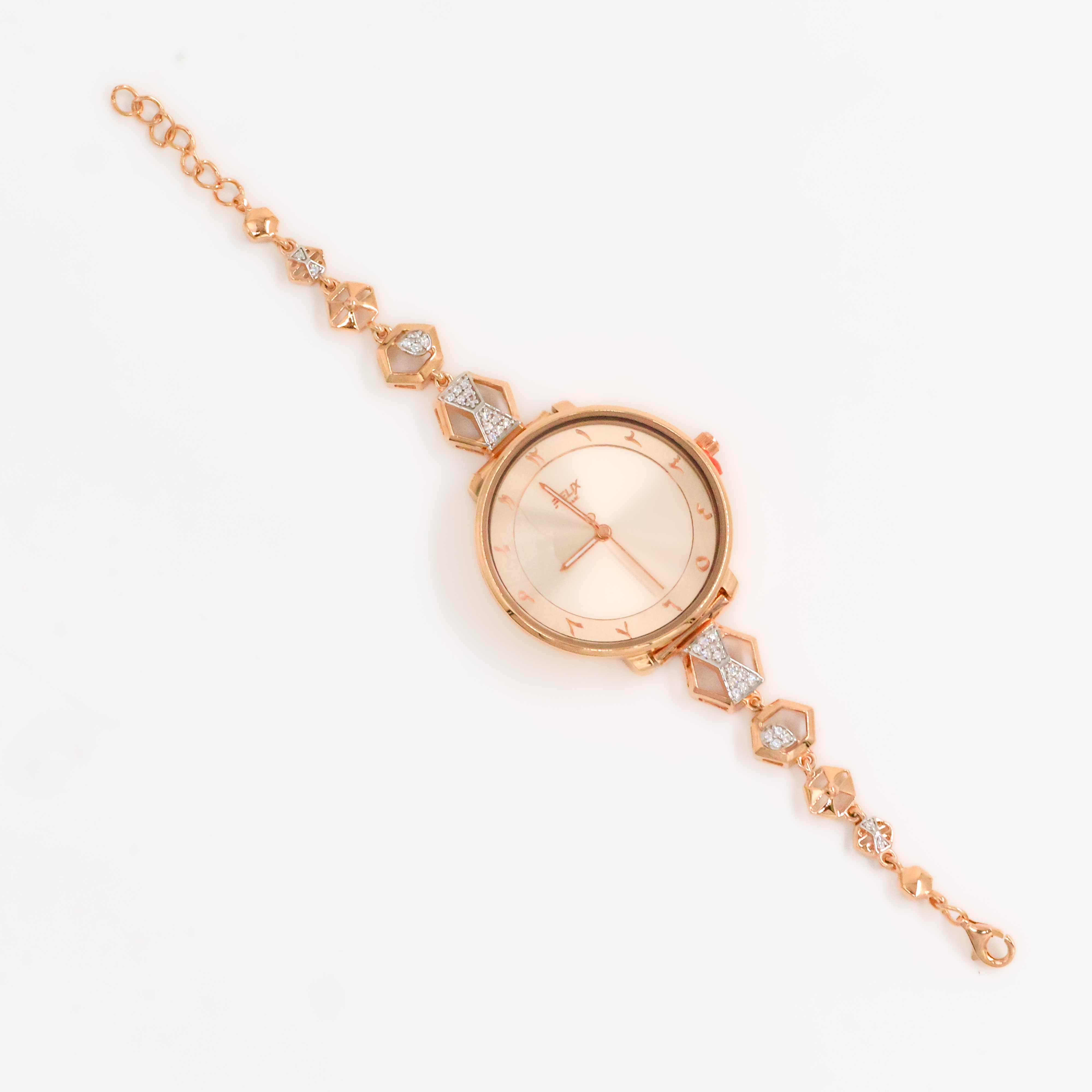 Arham Silver Palace - Rose Gold Watch