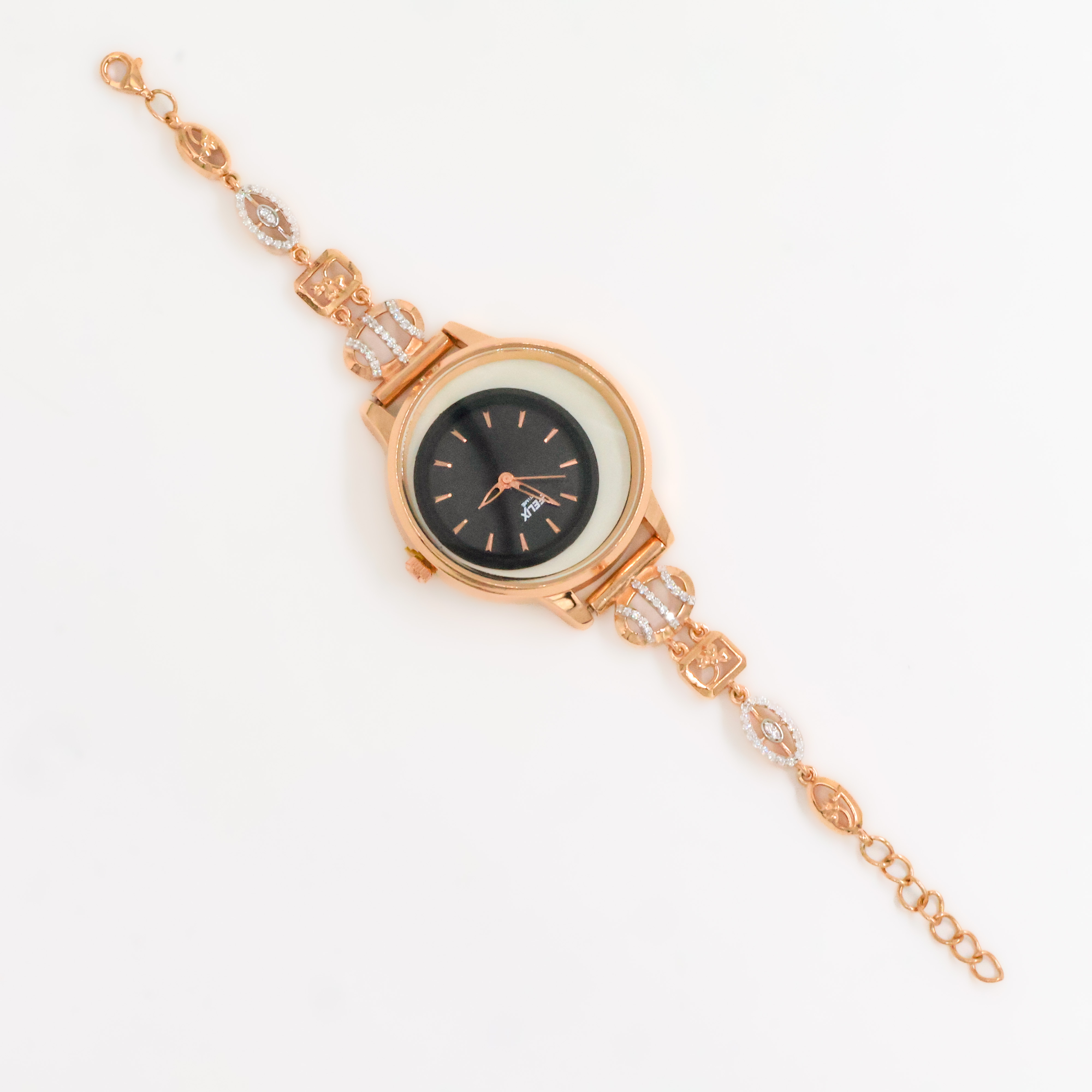 Arham Silver Palace - Rose Gold Watch