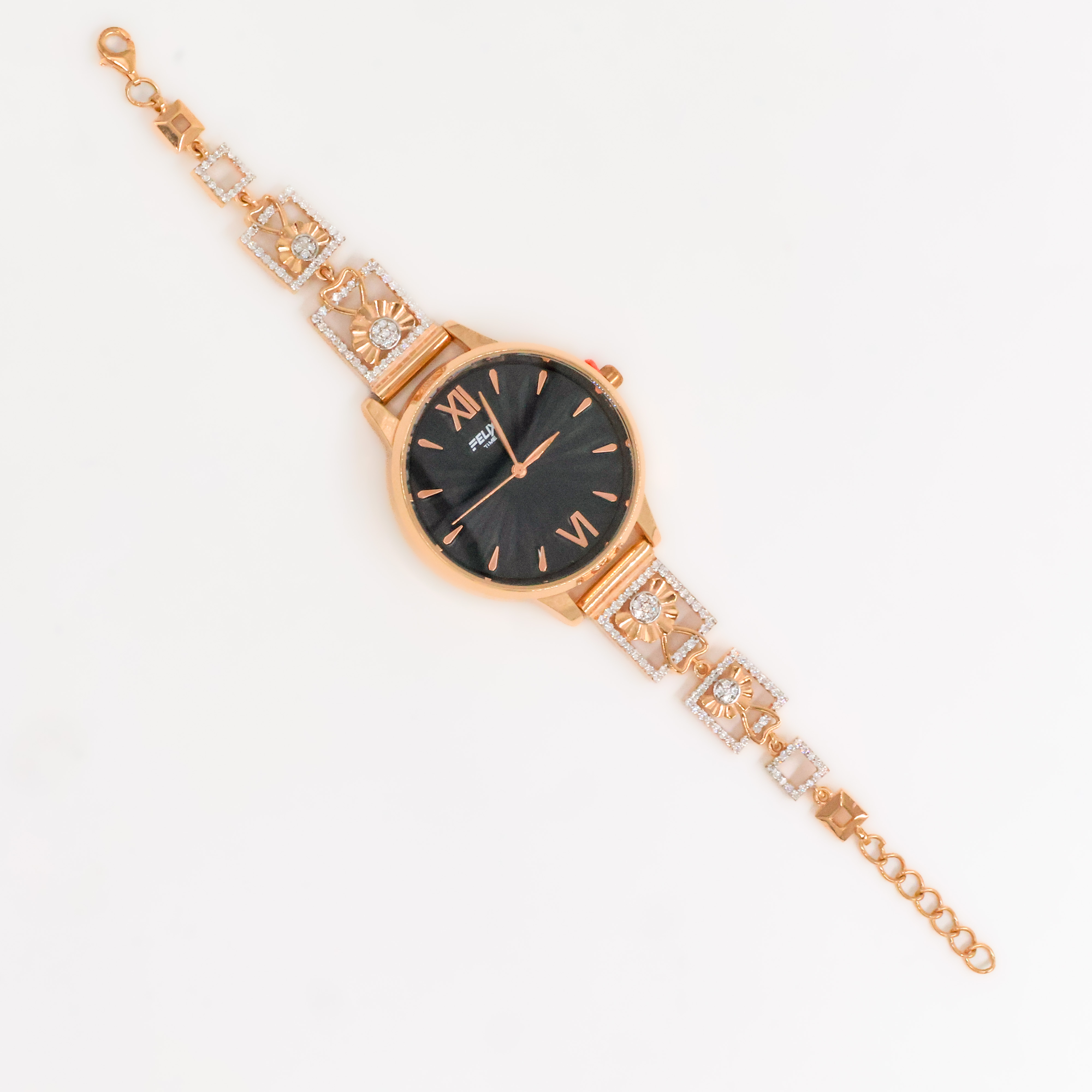 Arham Silver Palace - Rose Gold Watch
