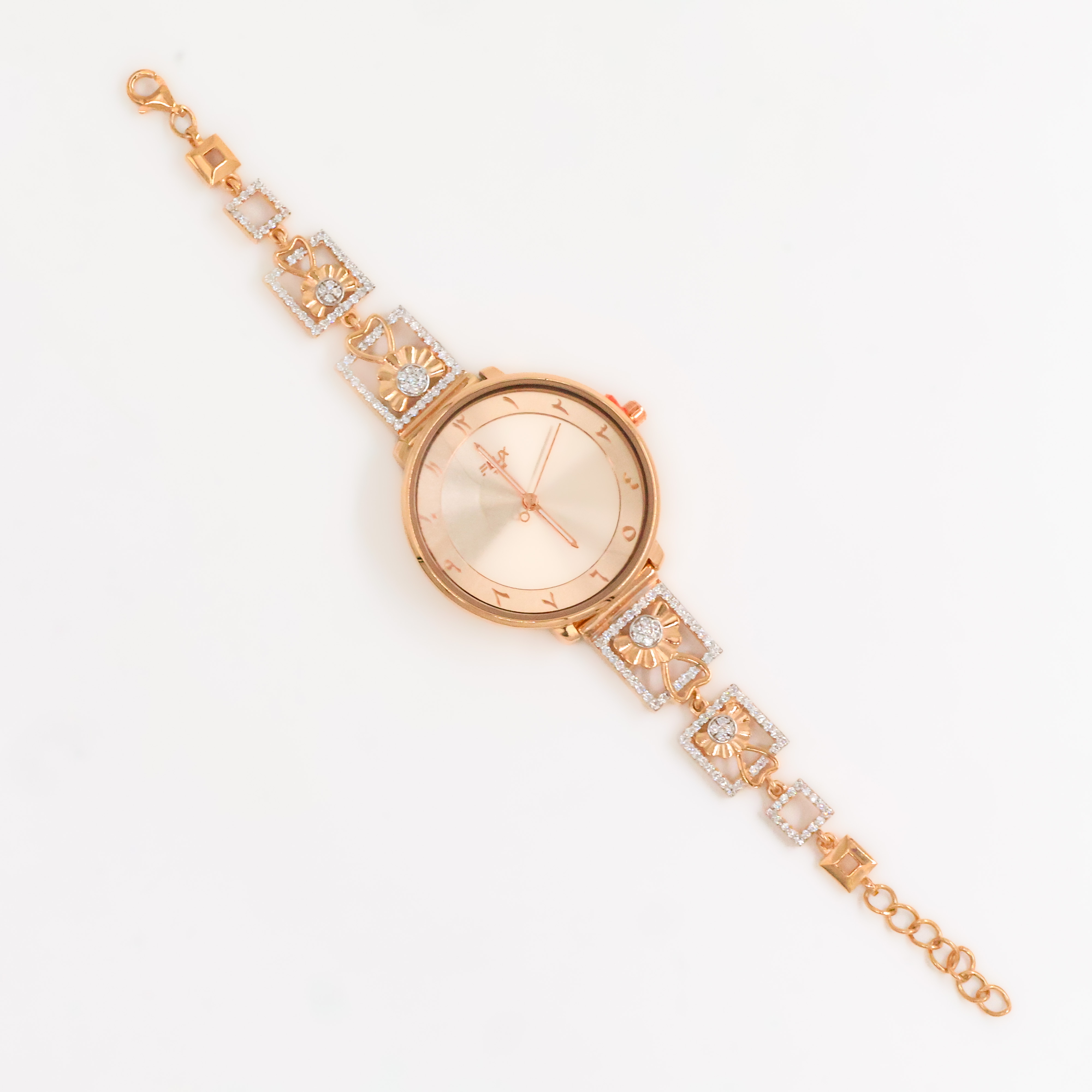 Arham Silver Palace - Rose Gold Watch