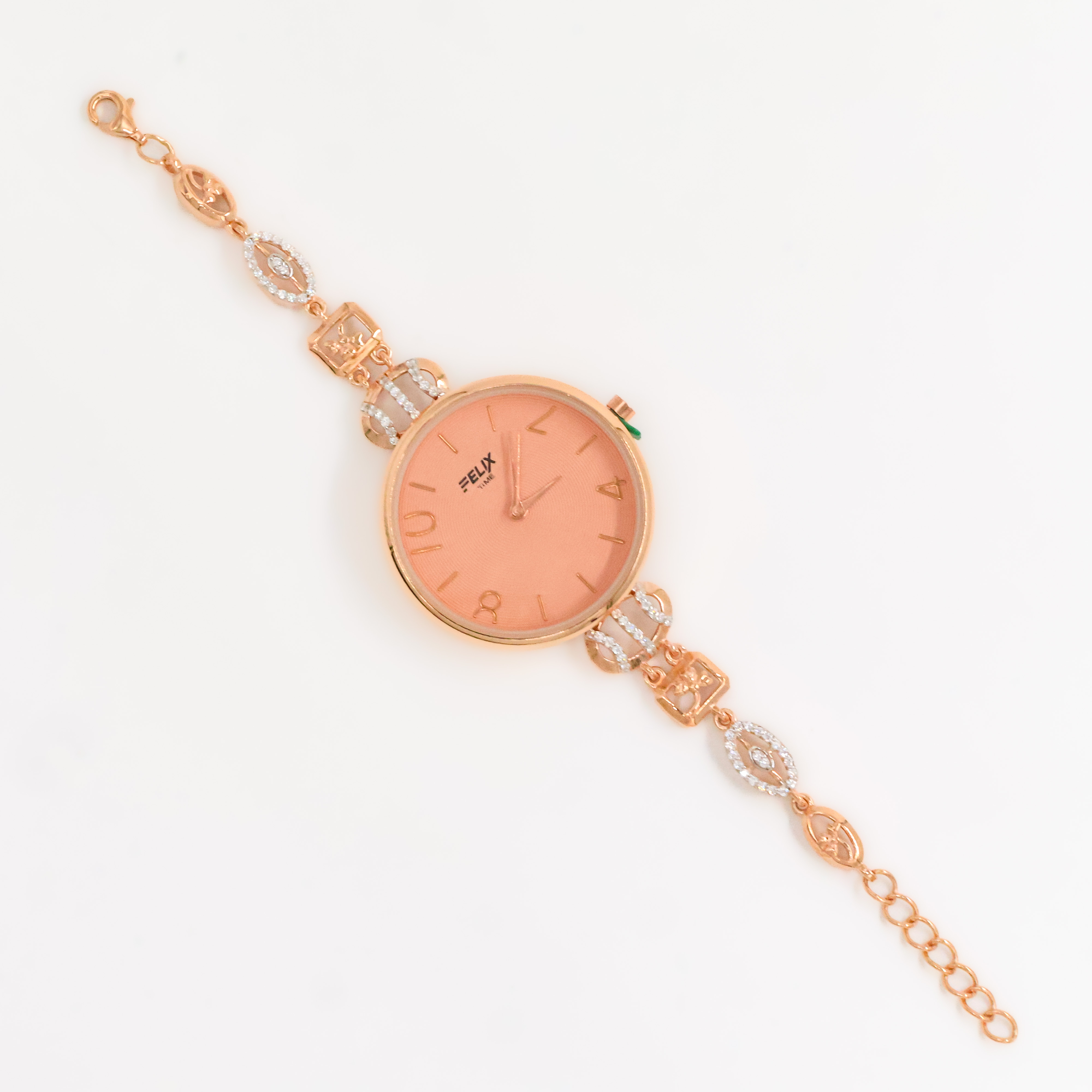 Arham Silver Palace - Rose Gold Watch