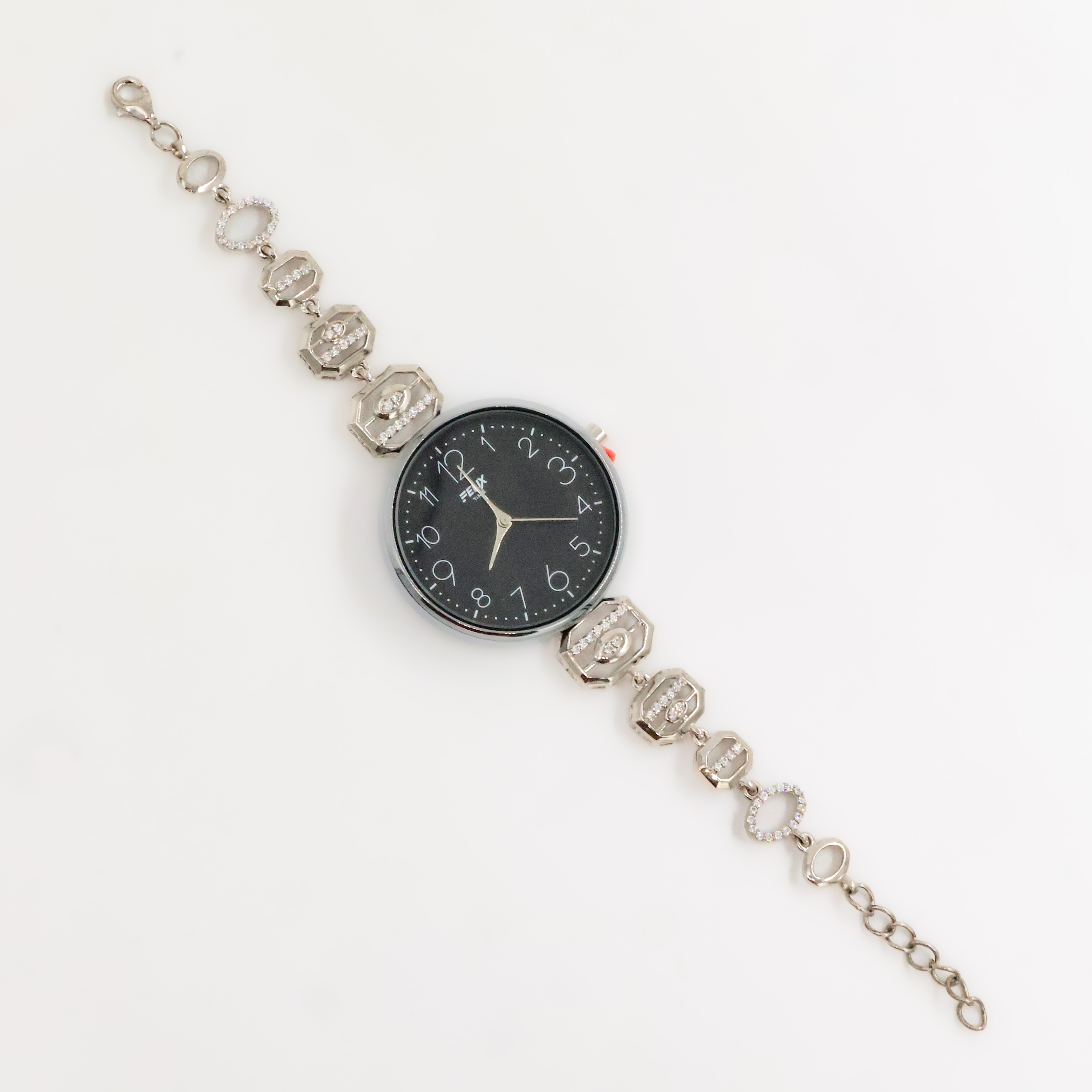 Arham Silver Palace - Silver Chain Watch