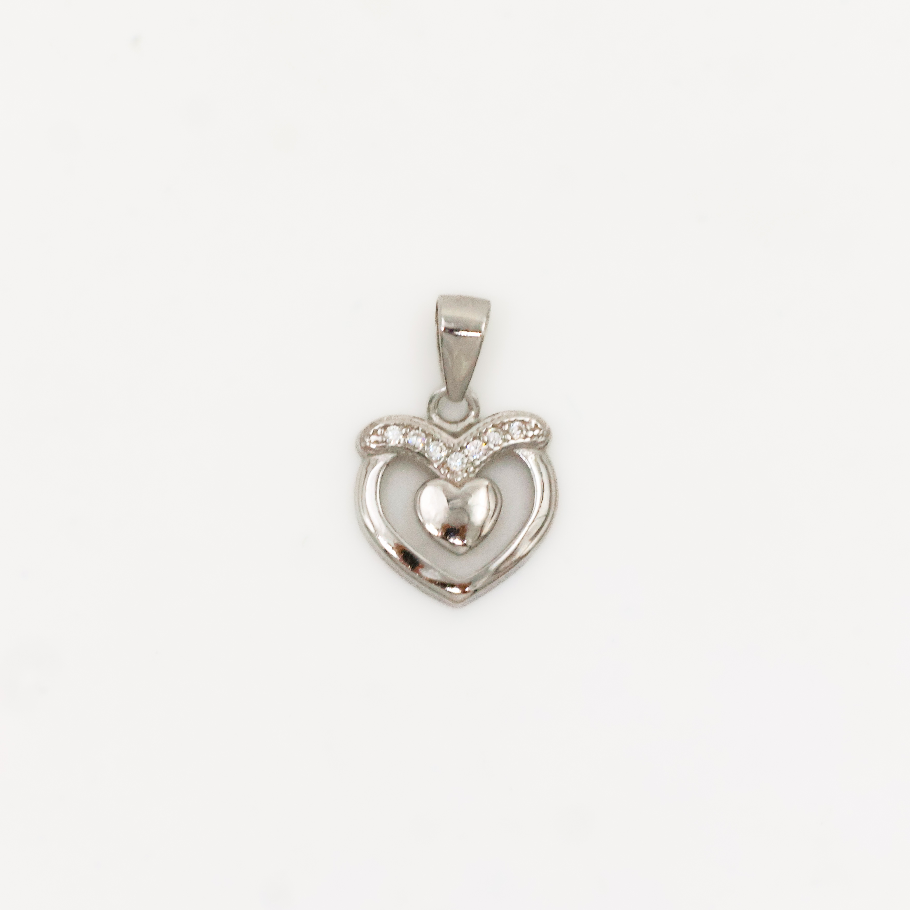 Arham Silver Palace - Silver Heart Pendant