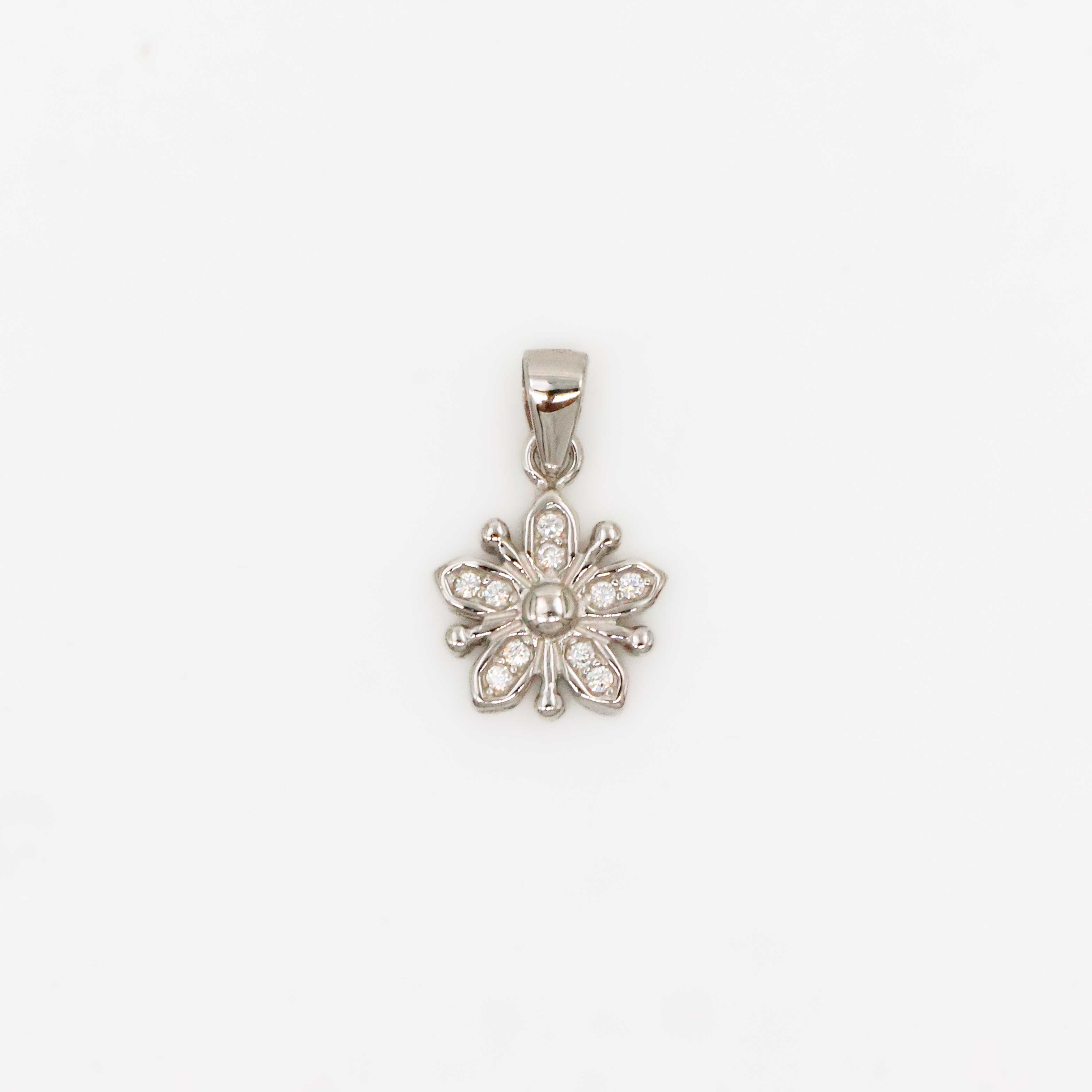 Arham Silver Palace - Silver Flower Pendant