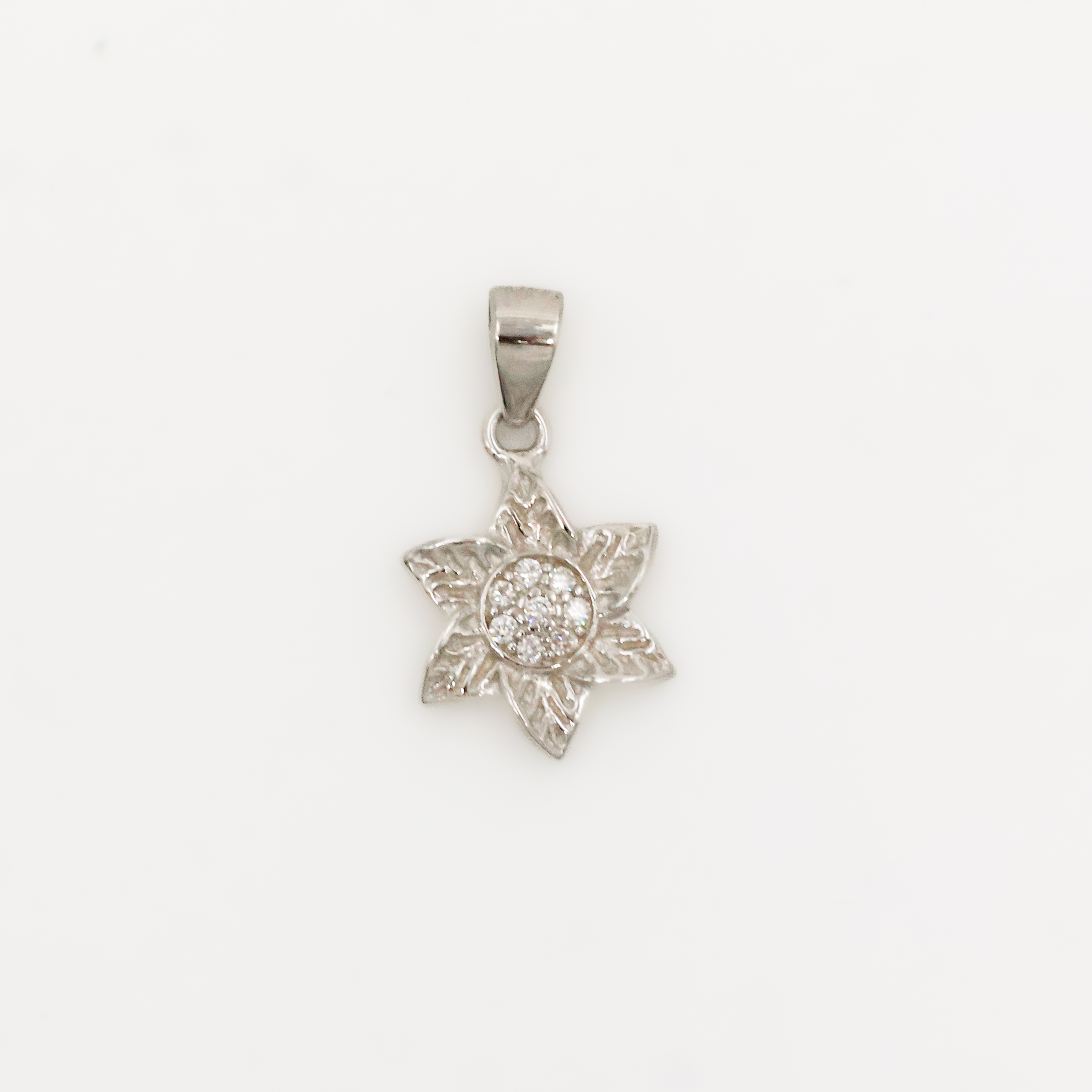 Arham Silver Palace - Silver Flower Pendant