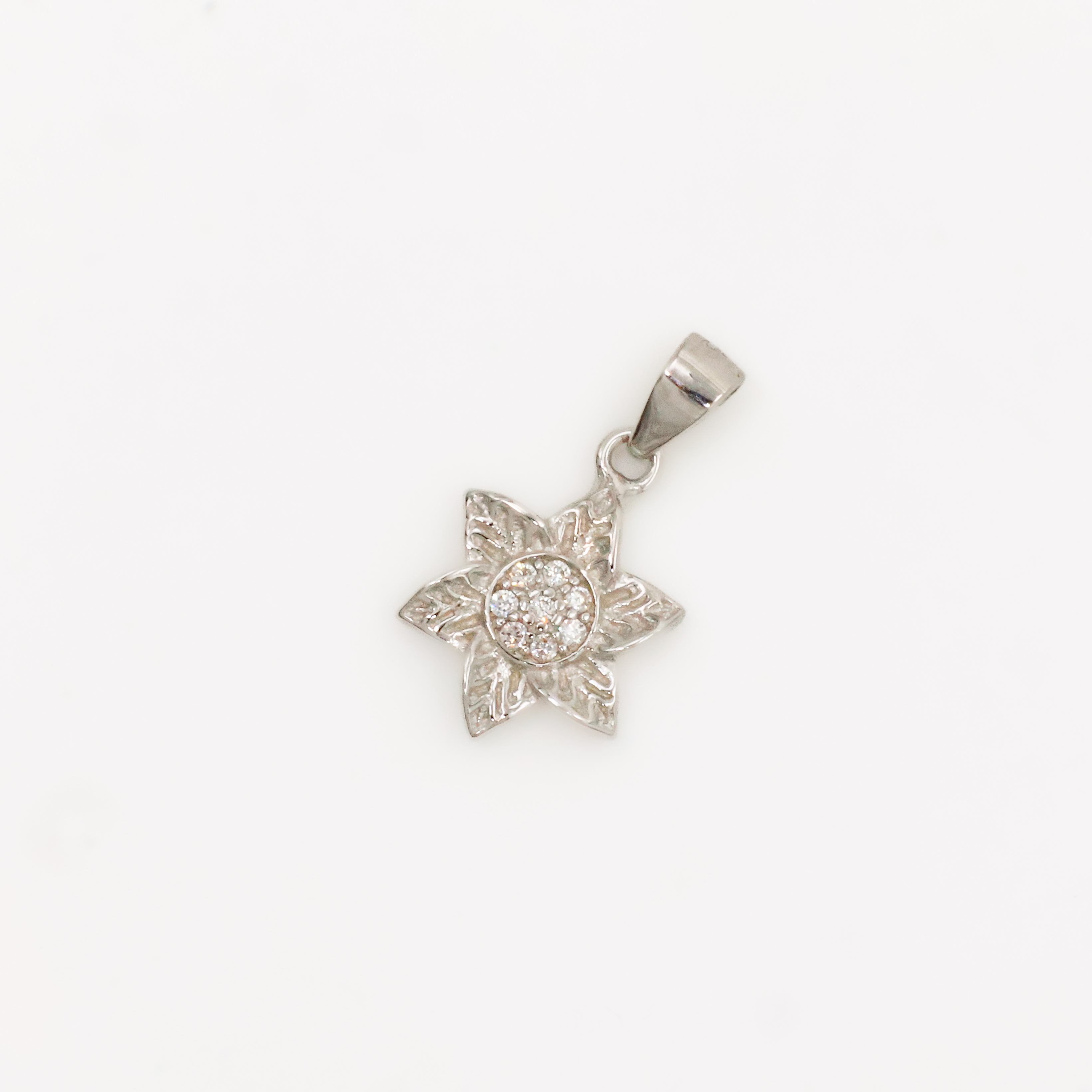Silver Flower Pendant