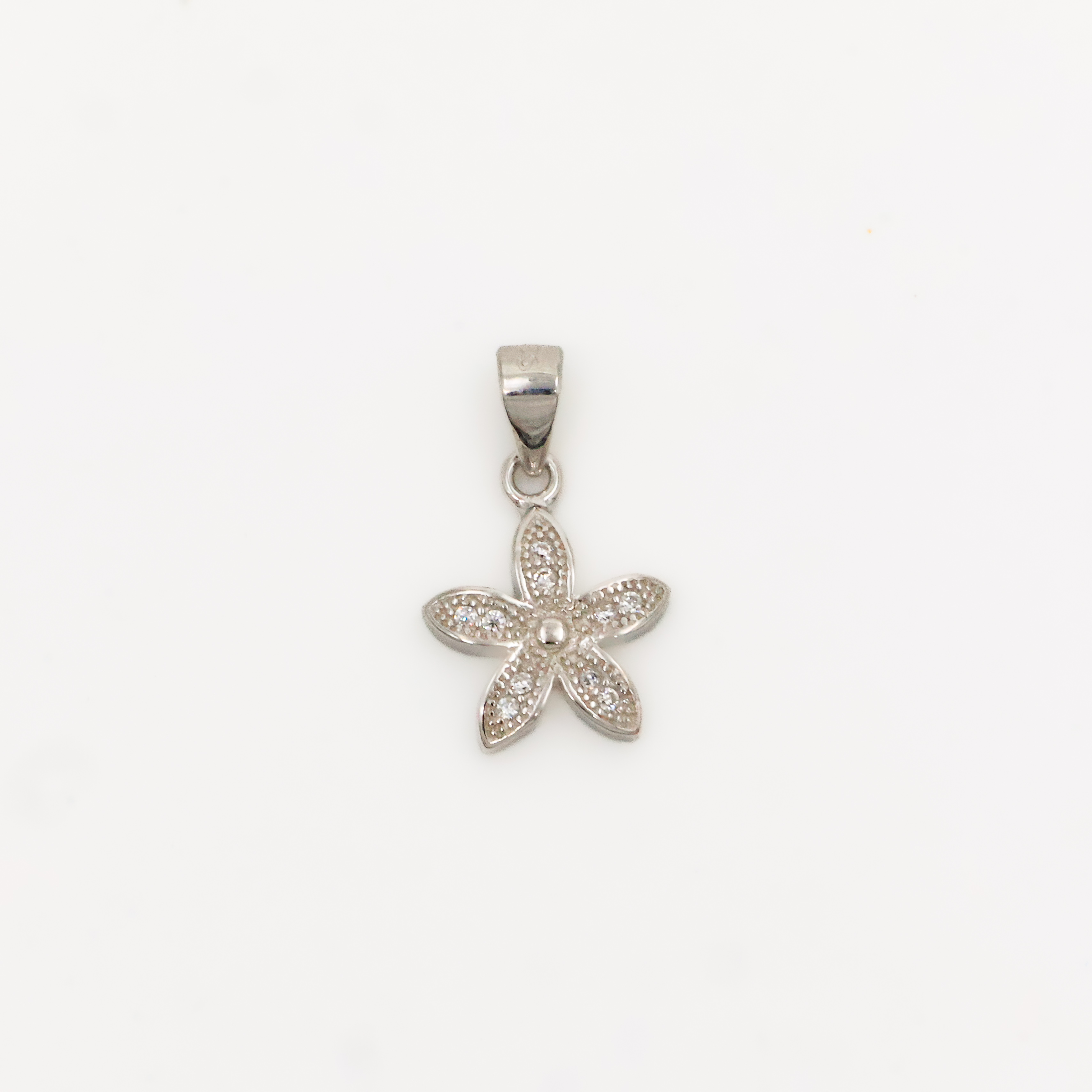 Arham Silver Palace - Silver Flower Pendant